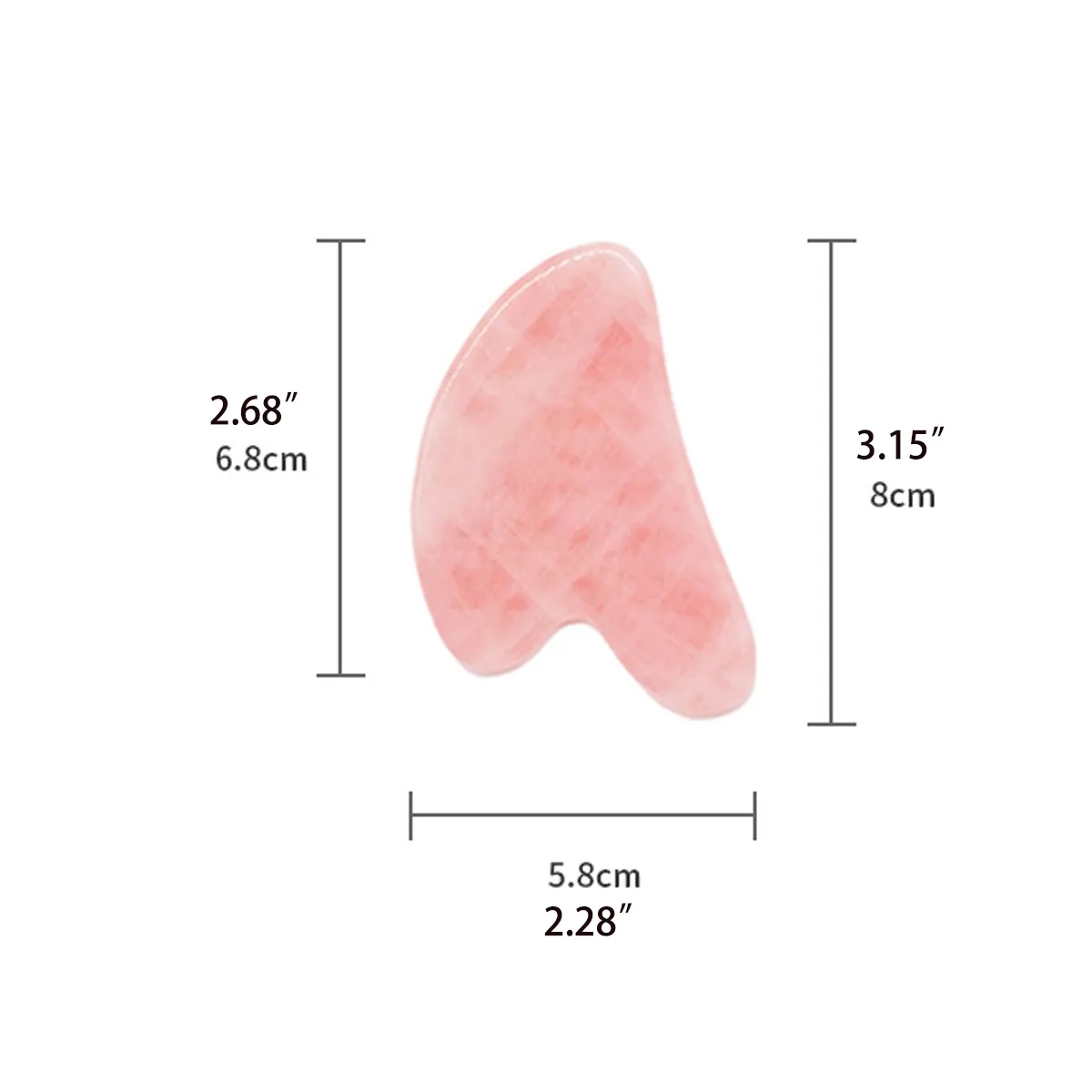 Gua Sha Therapy Massage Tool Natural Jade 6
