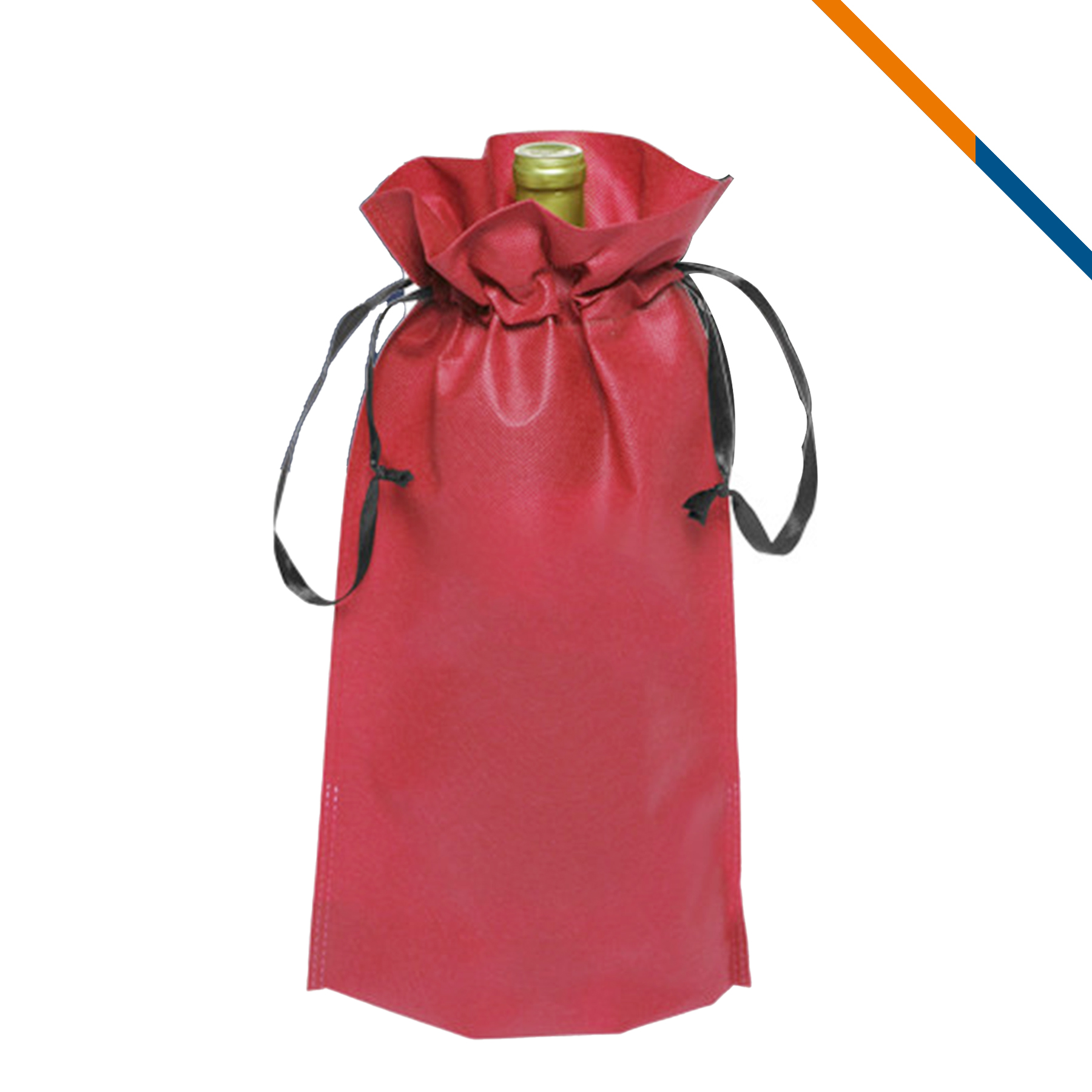Plin Wine Bottle Drawstring Bag 4