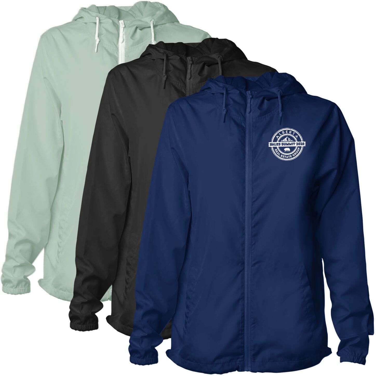 ADULT LT WT WINDBREAKER ZIP JKT-SCN 11