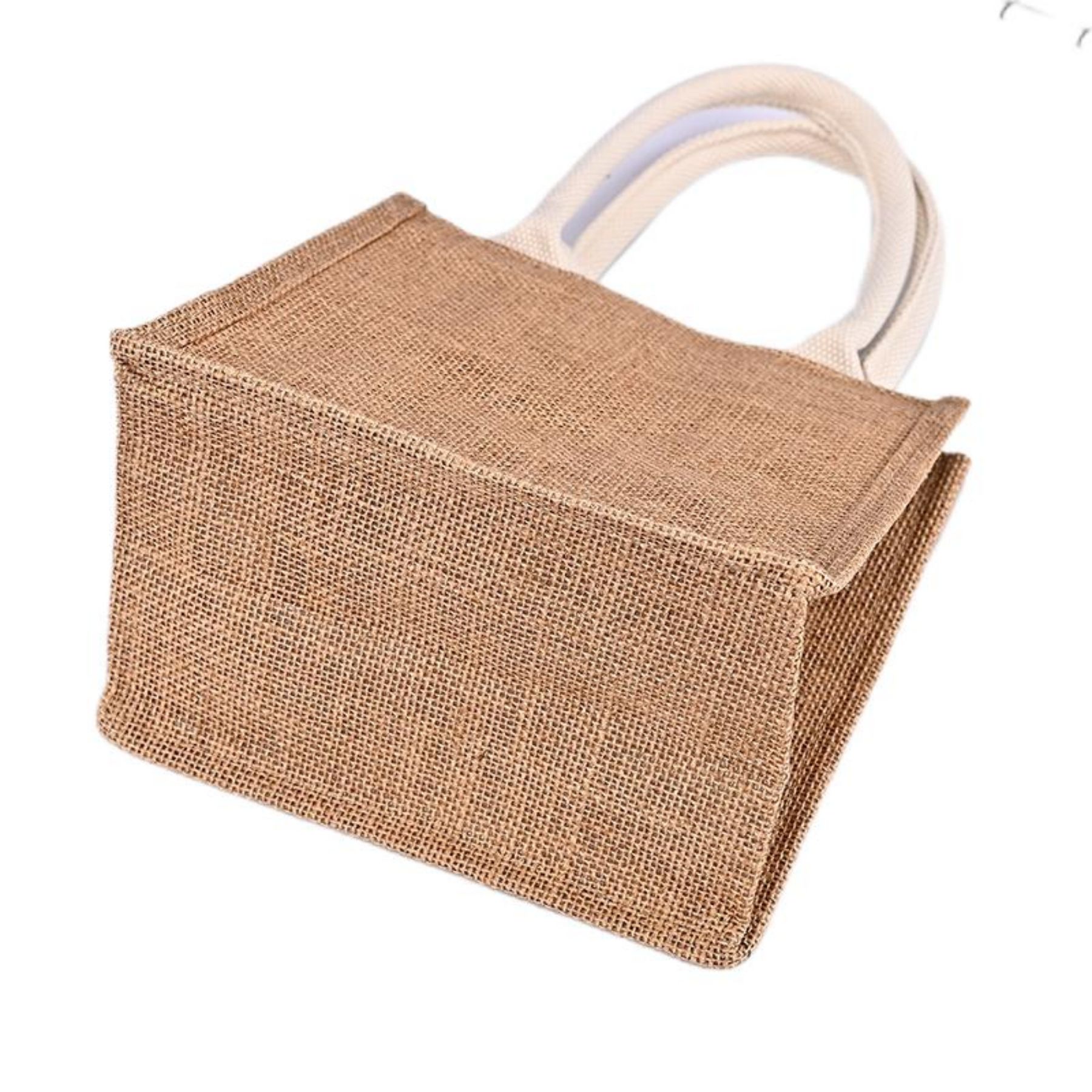 Custom Jute Tote Bags, custom tote bag with logo imprint 3