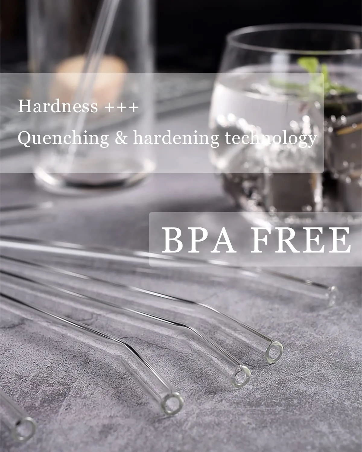 Reusable Drinking Glass Straws 4