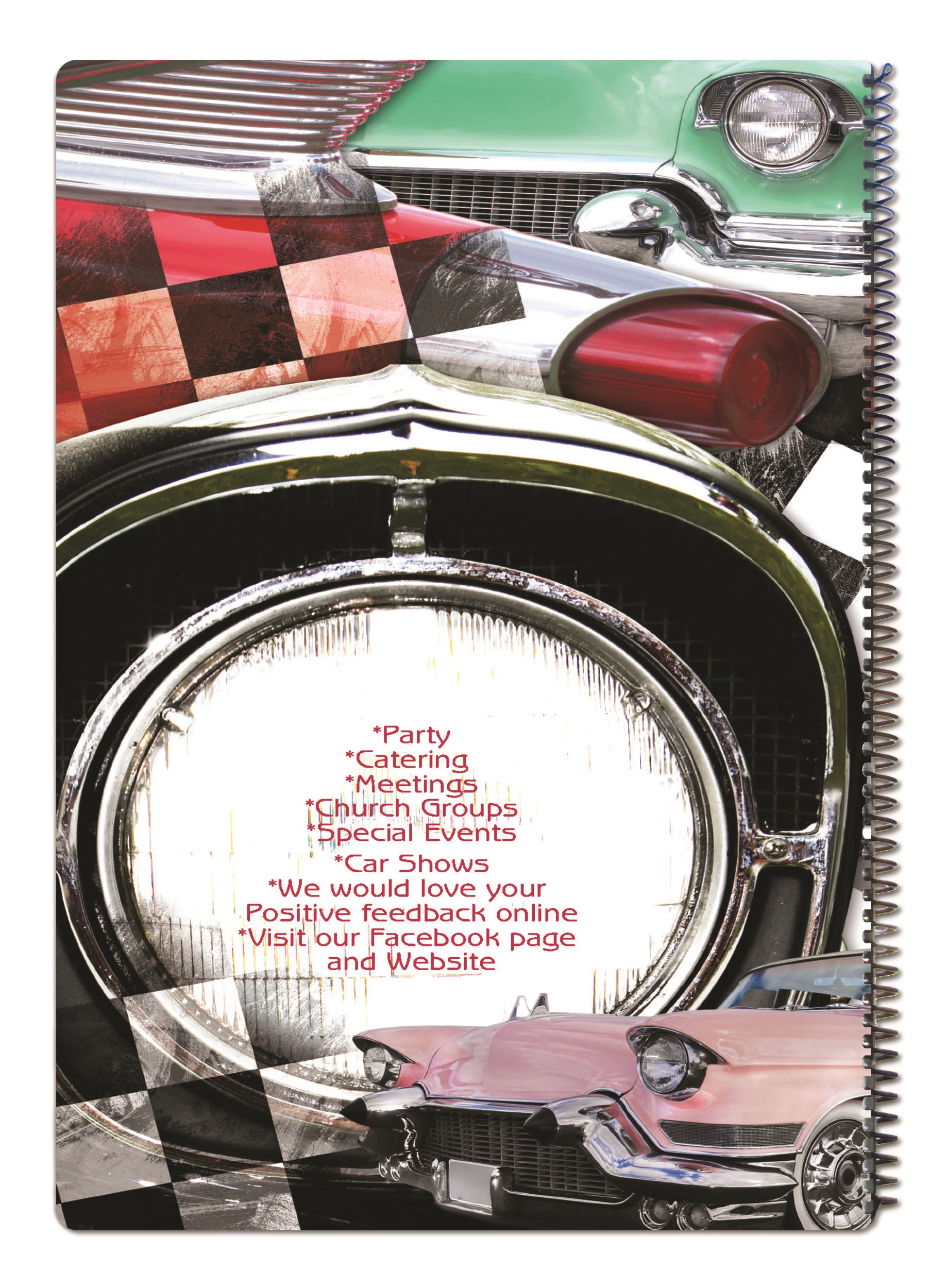 Menu, Spiral Bound (6.125" x 8.625") 3