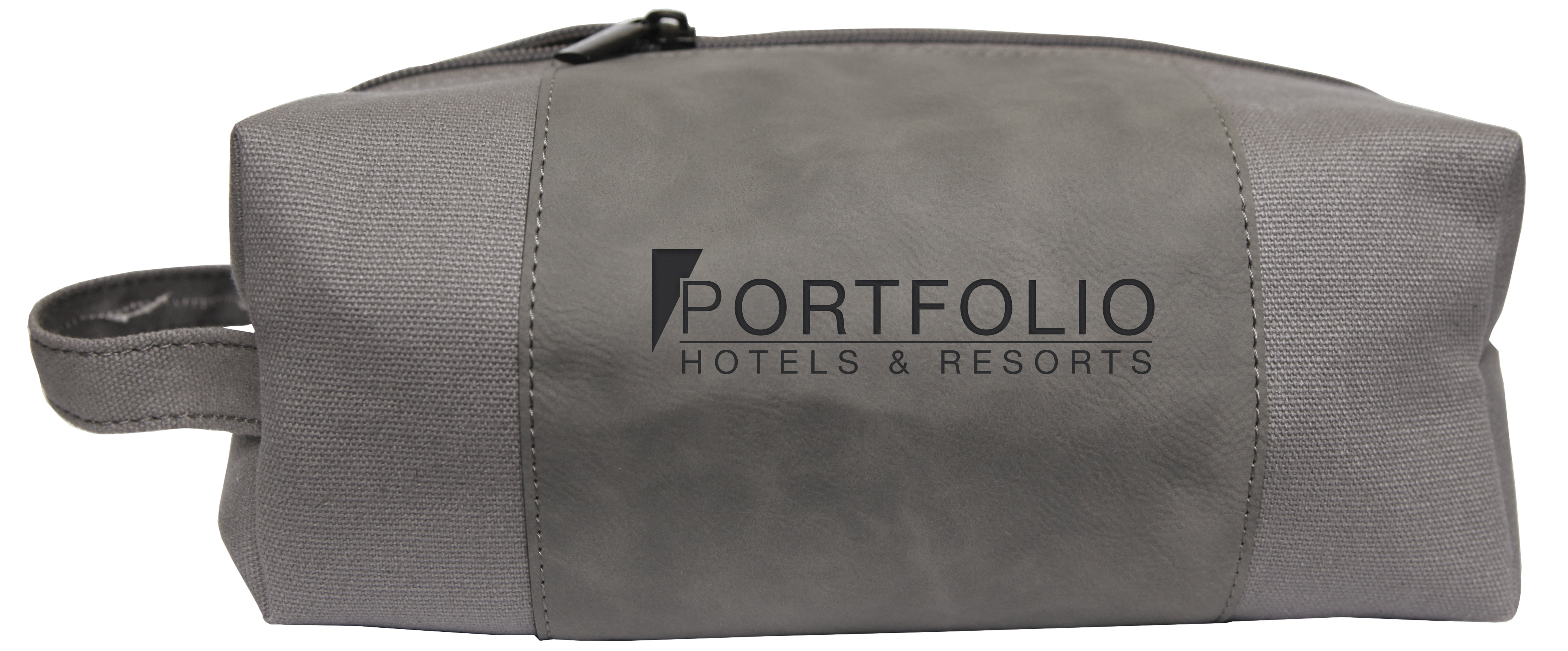 Canvas and Leatherette Dopp Bag