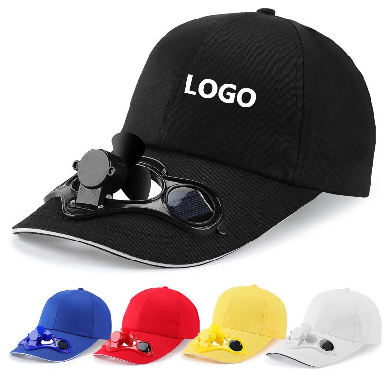 Solar Power Fan Cap Unisex Outdoor Fishing Baseball Cap 4