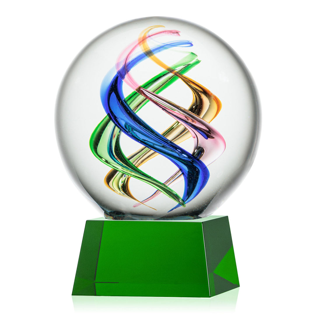 Galileo Award on Robson Base - Green 7
