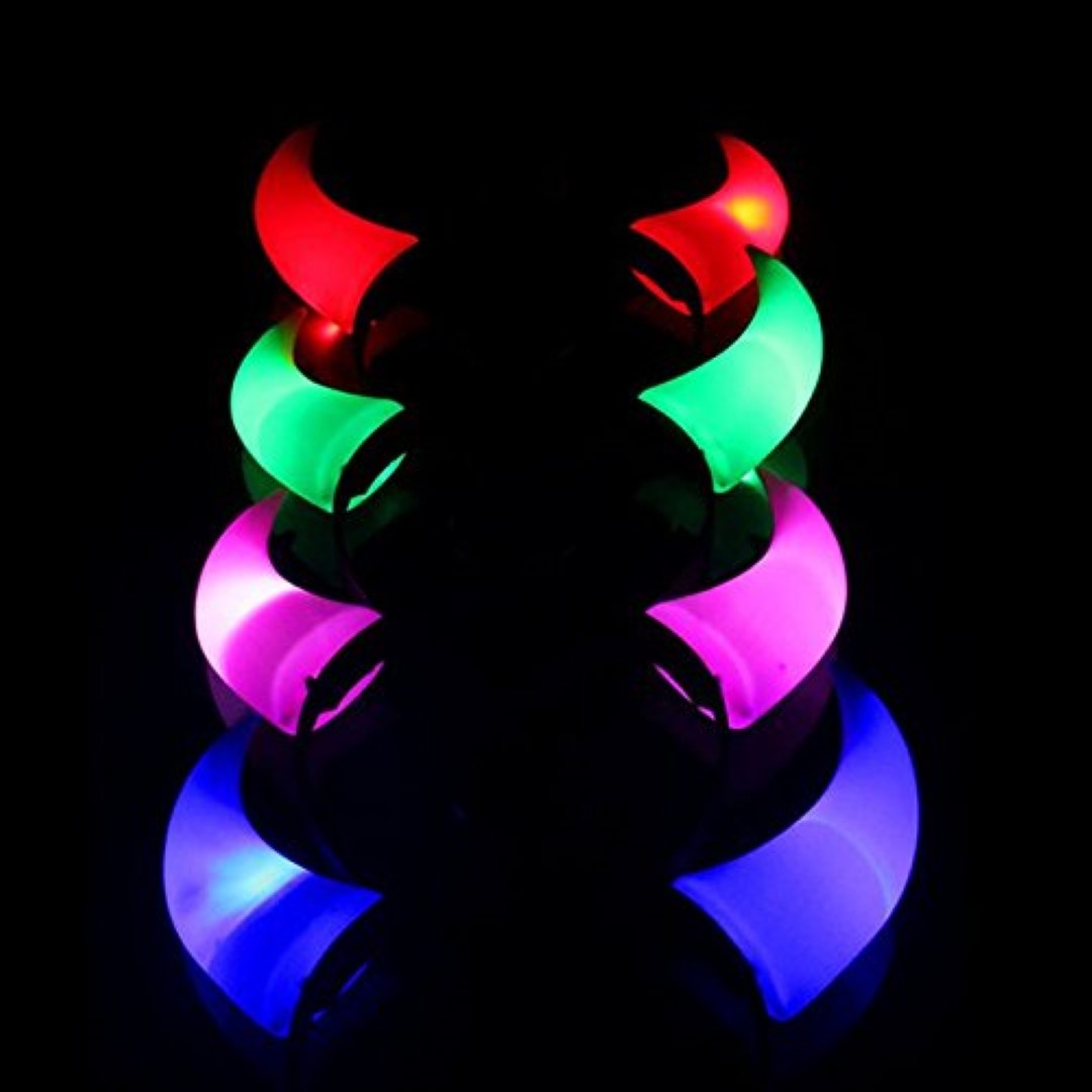 Flashing Party Ox Horns Headbands Glow 10
