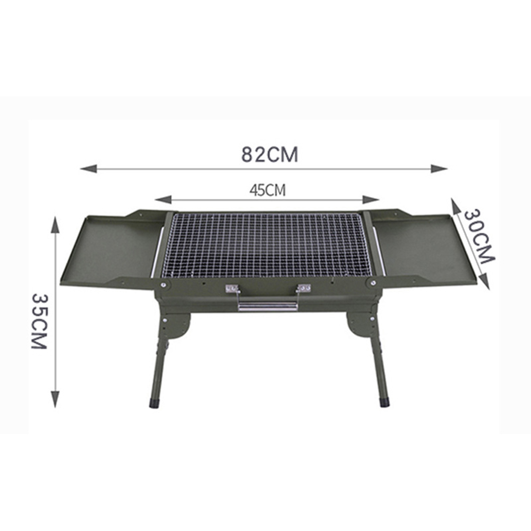 Portable Camping Charcoal Barbecue Grill 4