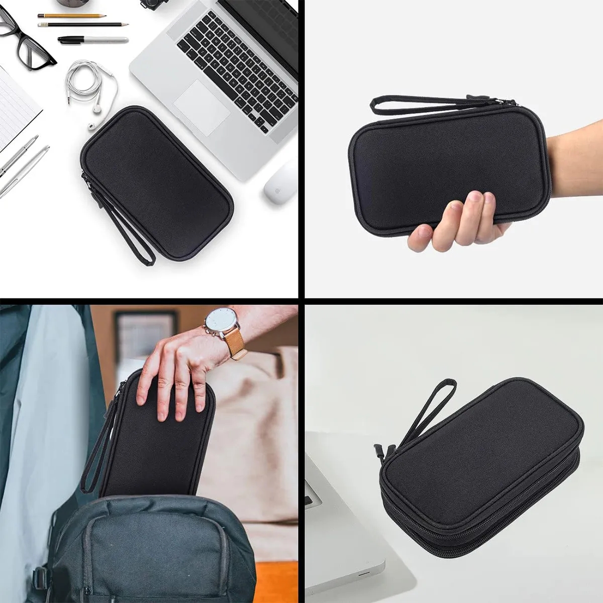 Travel Electronics Accessories Organizer Pouch Bag 3