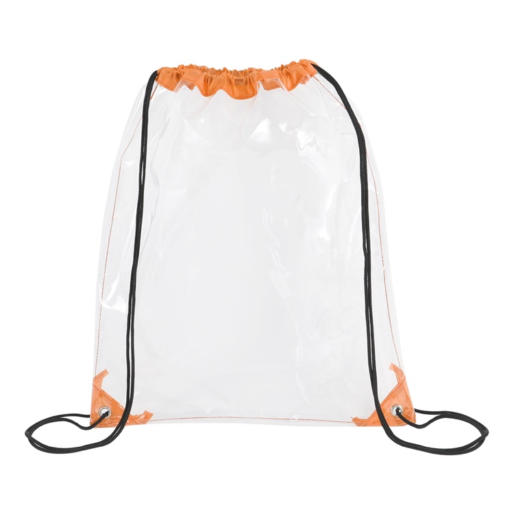 Clear Drawstring Cinch Backpack 9