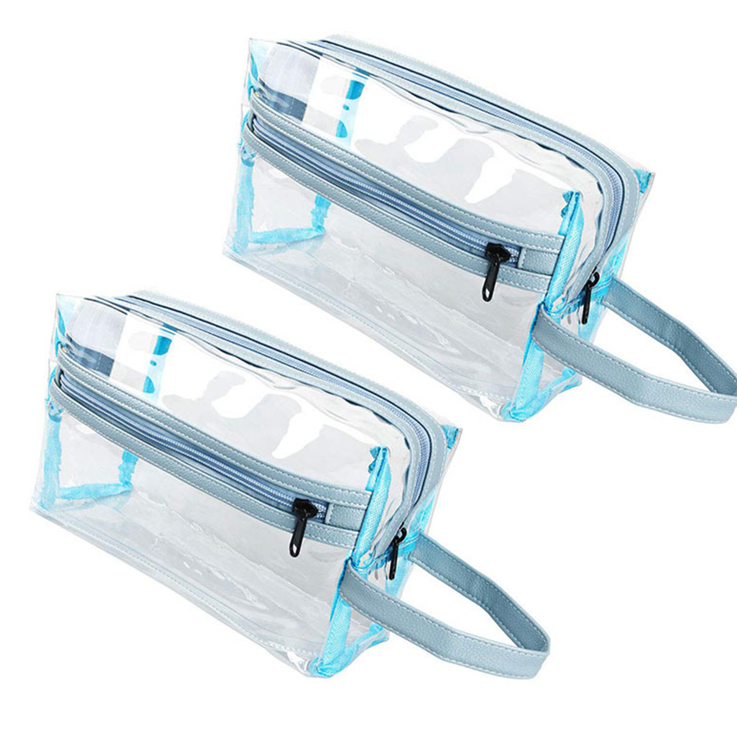 Waterproof PVC Clear Zipper Makeup Bag 4