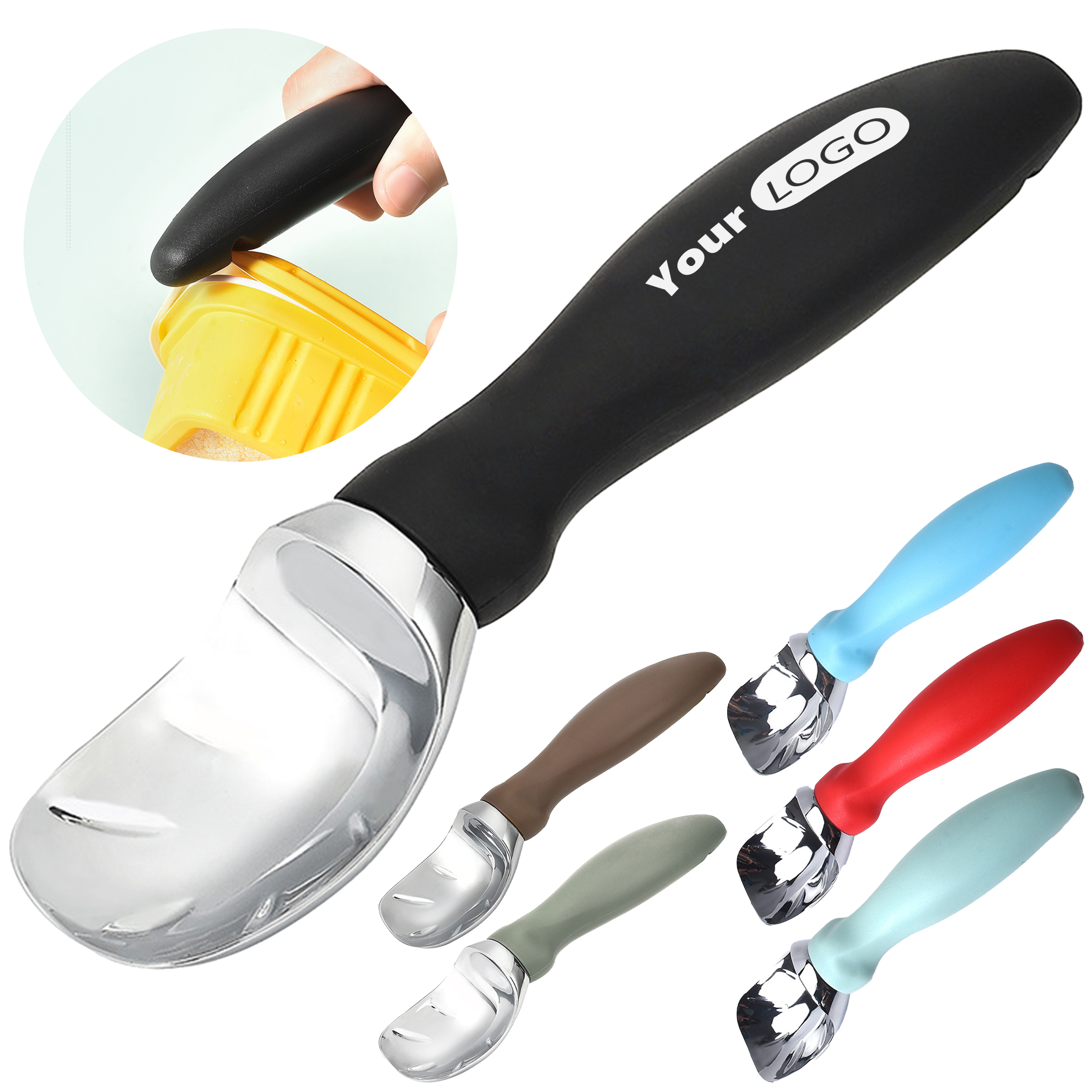 Metal Multi Functional Ice Cream Spoon 7
