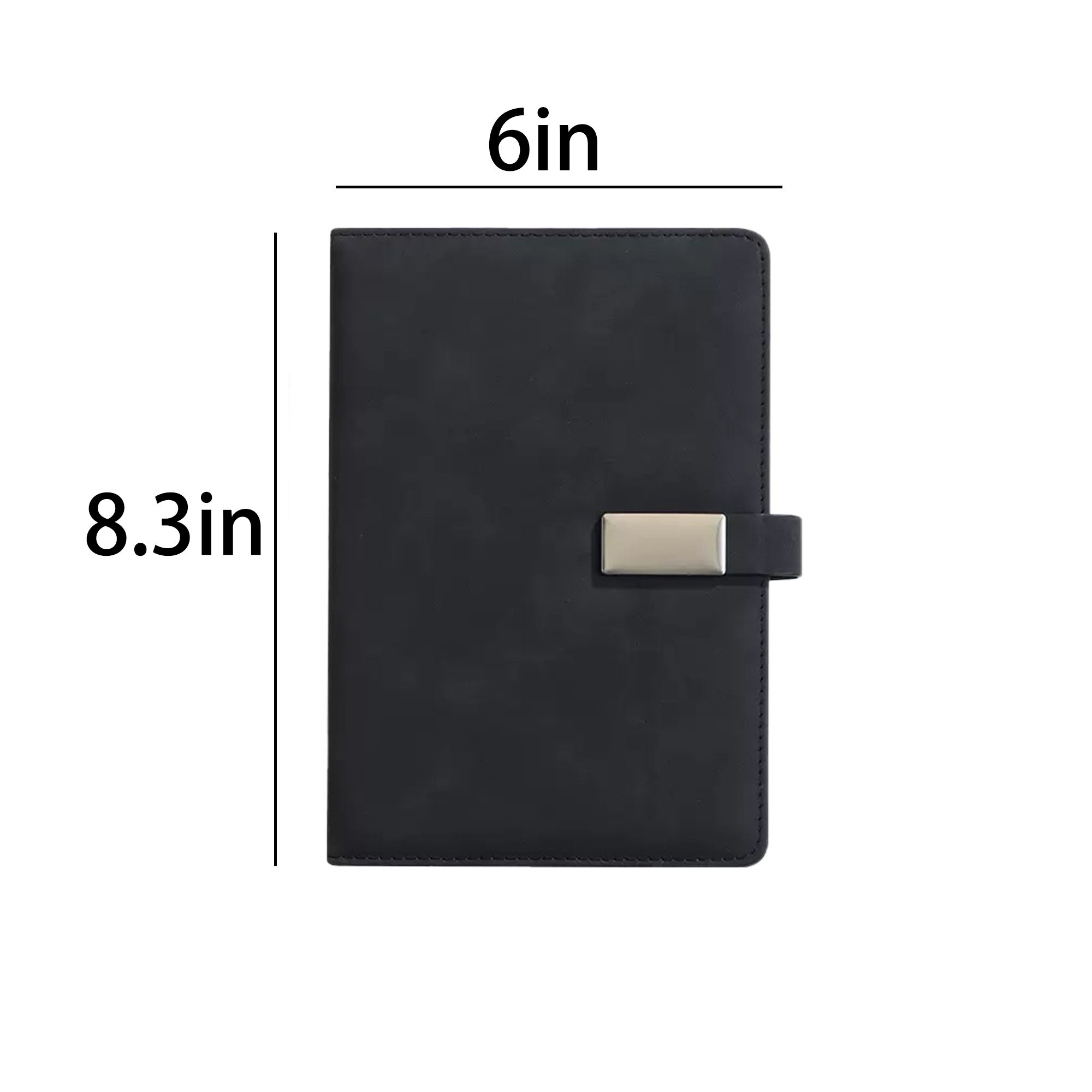 A5 Leather Notebook with Pen 6