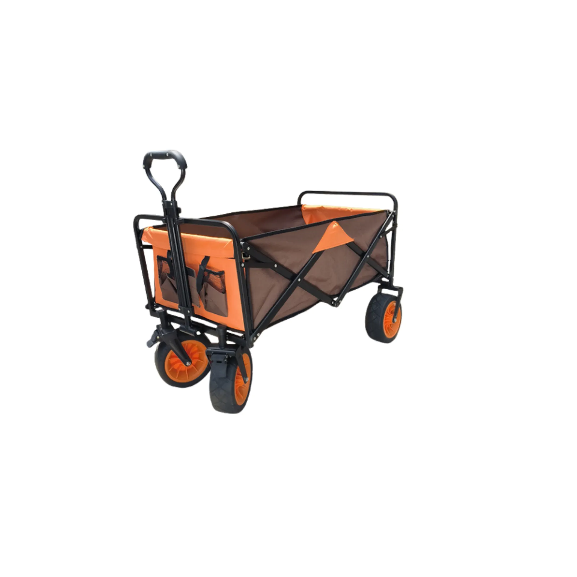 Collapsible Folding Utility Cart w/Beach Wheels 7