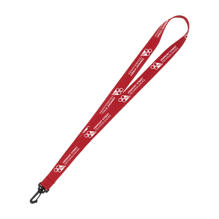"AURORA" 3/4" Super Soft Polyester Silkscreen Lanyard (Overseas Production 8-10 Weeks) 15