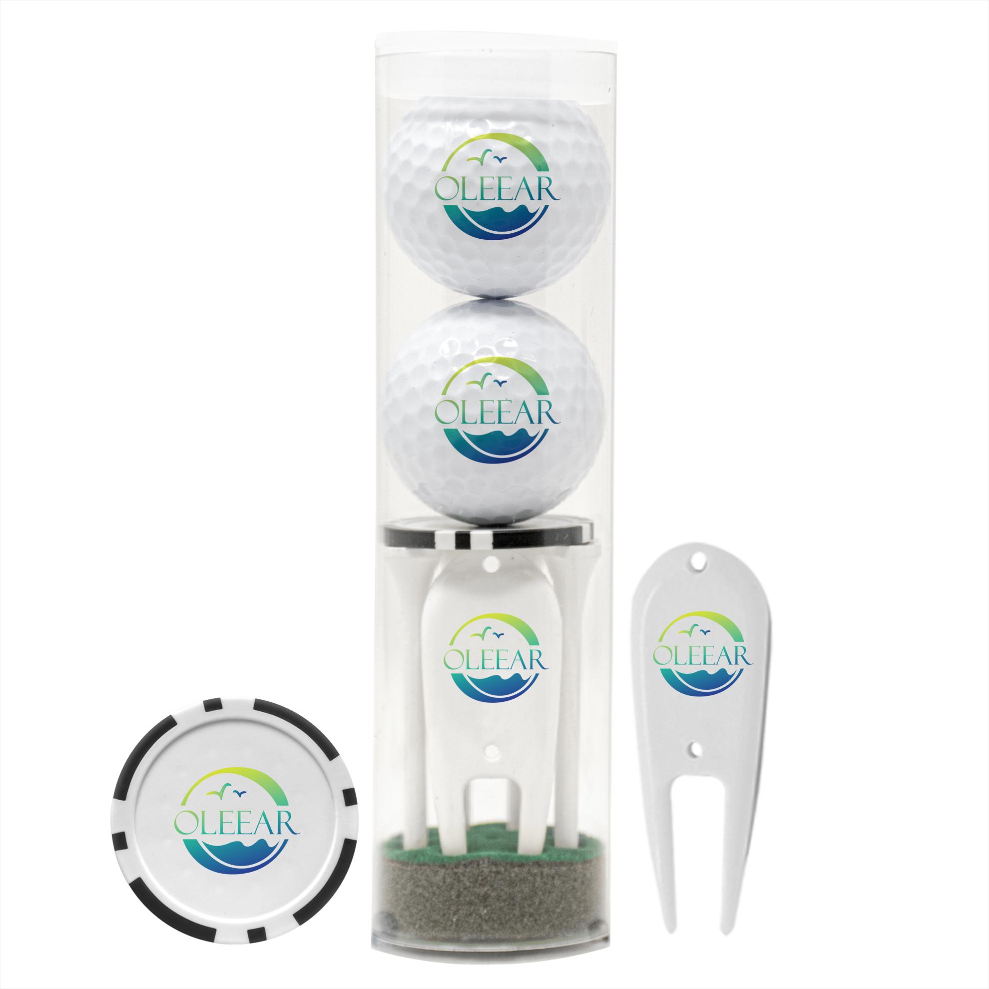 Classic 2-Ball Par Pack with Tees, Tool & Poker Chip 14