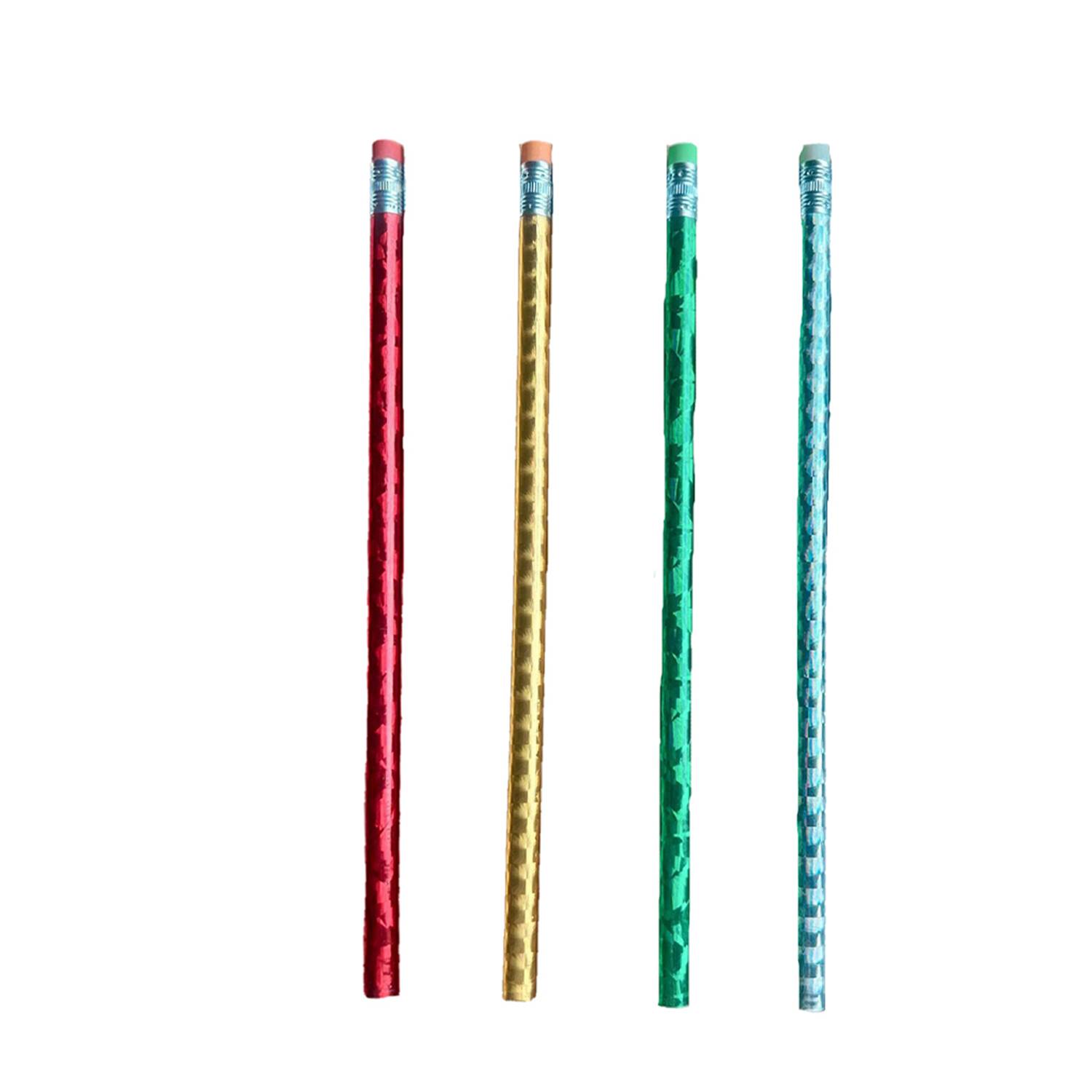 Wooden Holographic Round Pencil 5