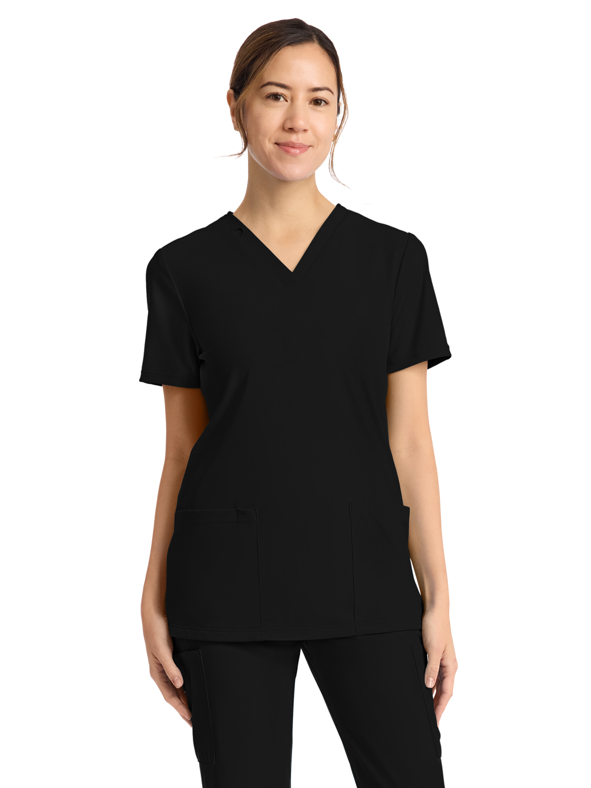 Cherokee - Cherokee Achieve - Women's 2-Pocket V-Neck Top 2