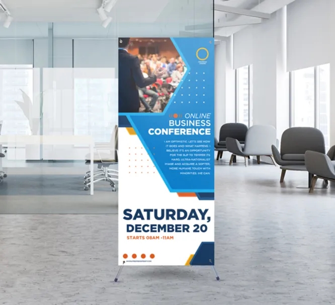 Multifunctional Adjustable X Banner Stands (2ft x 8ft) 1