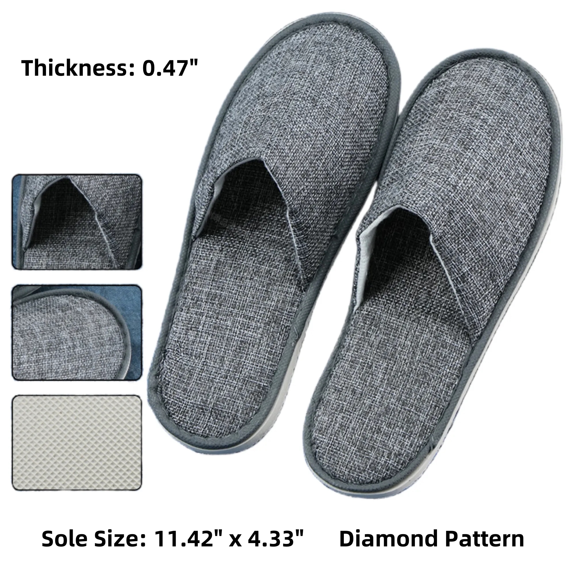 Premium Disposable Linen Slippers 5