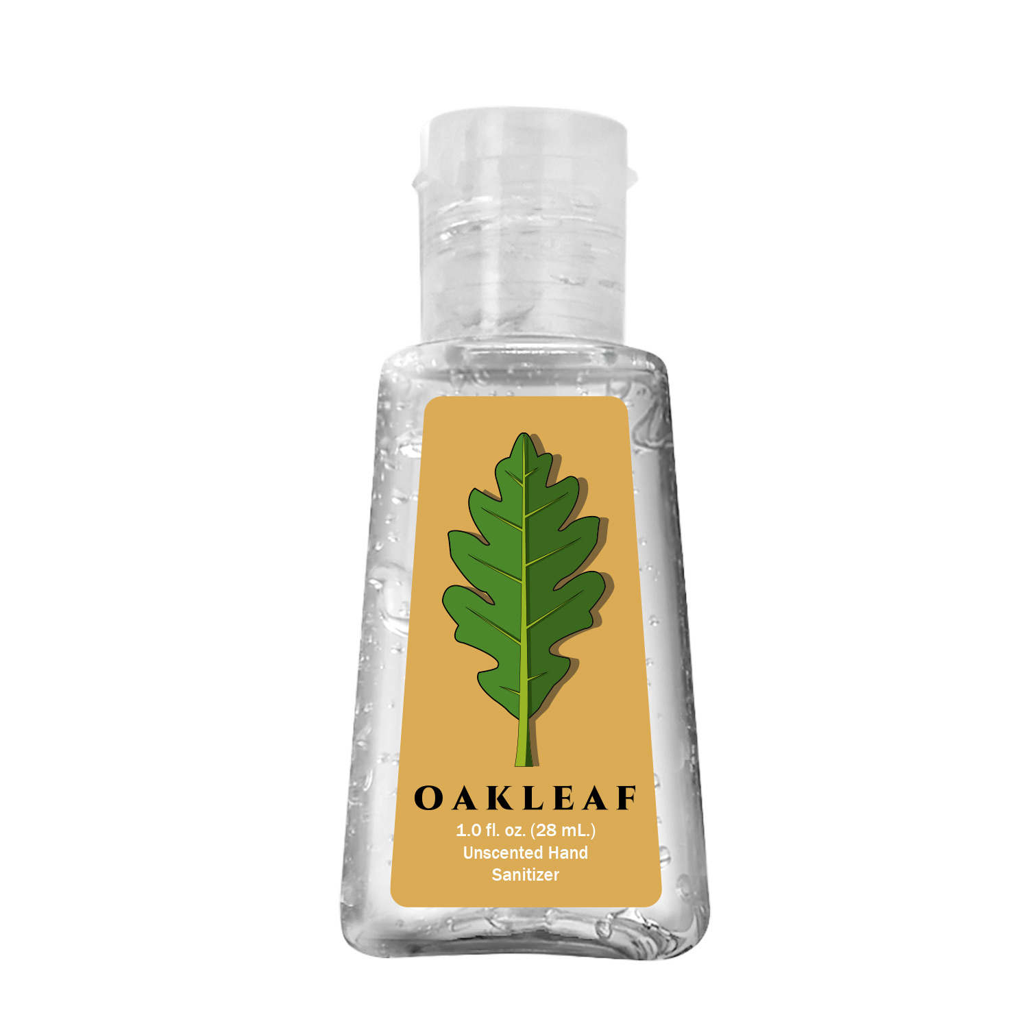 1 oz. Clear Sanitizer in Trapezoid Bottle 1