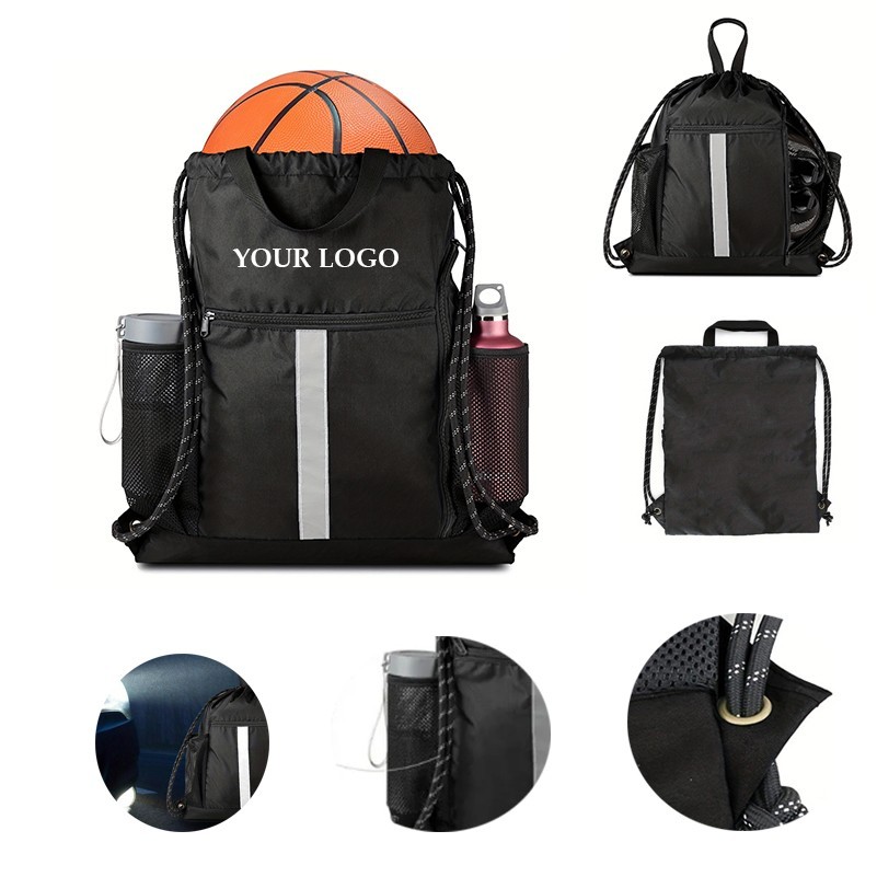 Drawstring Backpack Sports Gym Bag 1