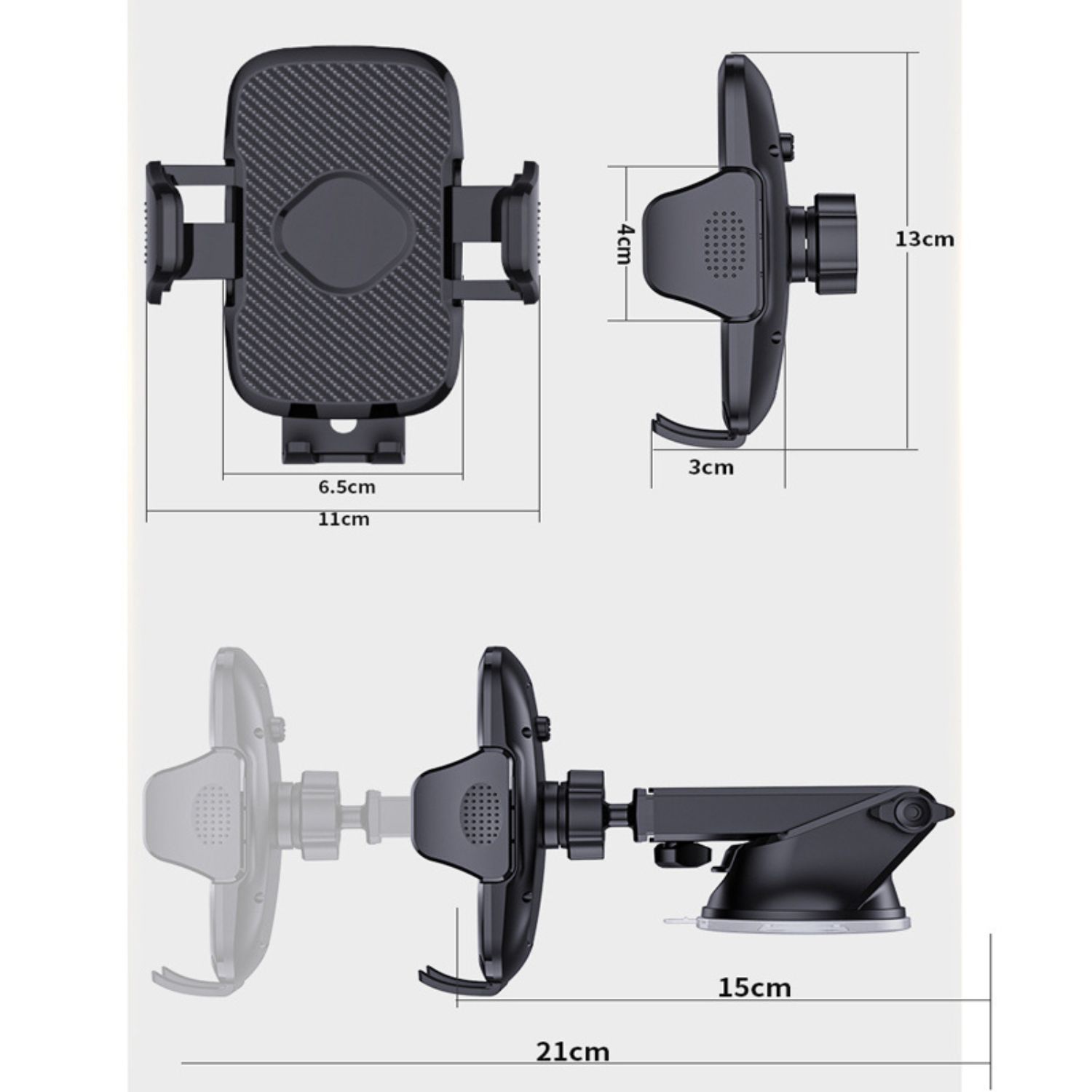 Adjustable and Rotating Mobile Holder for Car 13