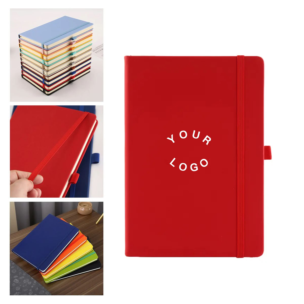 Compact A5 Notebook with Attached Pen for Office Use 1