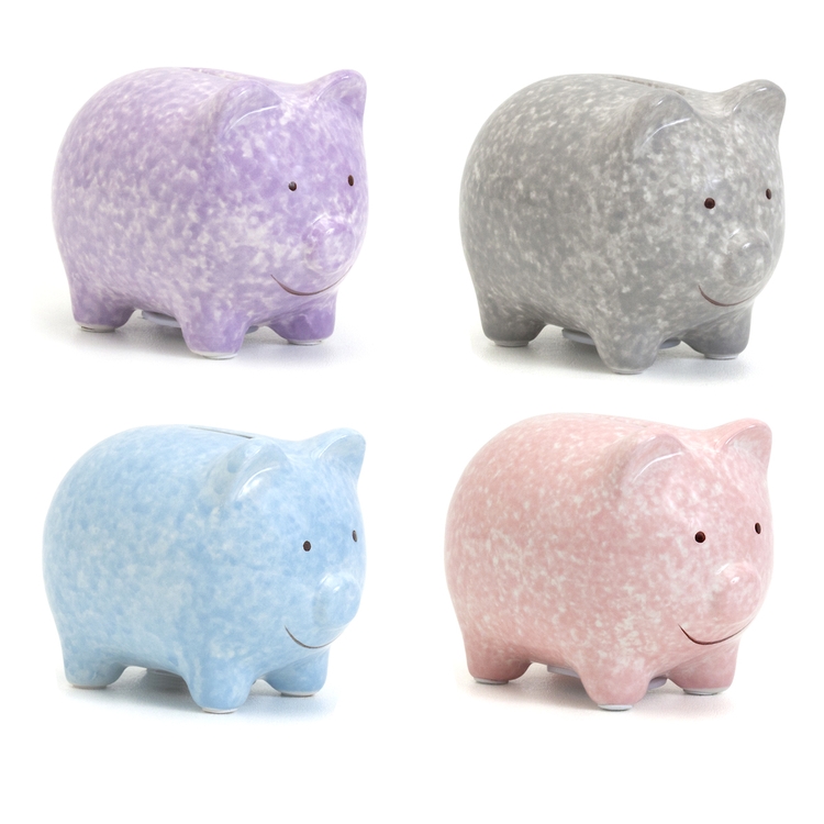 Pig - Unique Mini Hand Painted Ceramic Bank 1