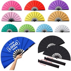 13 Inch Large Folding Hand Fan 6