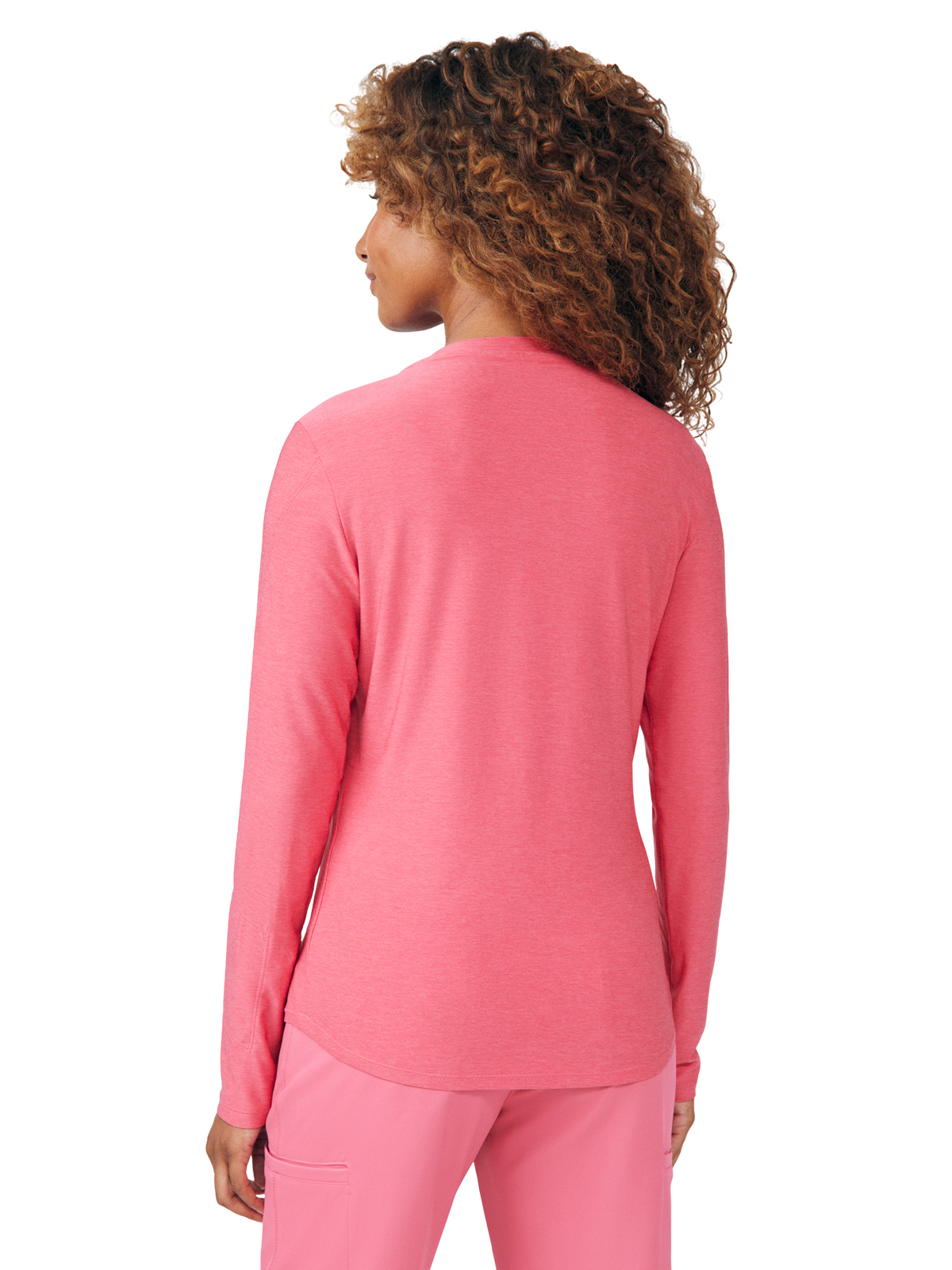 White Cross - VIBE - Women's Shirttail Hemline Underscrub Tee 14