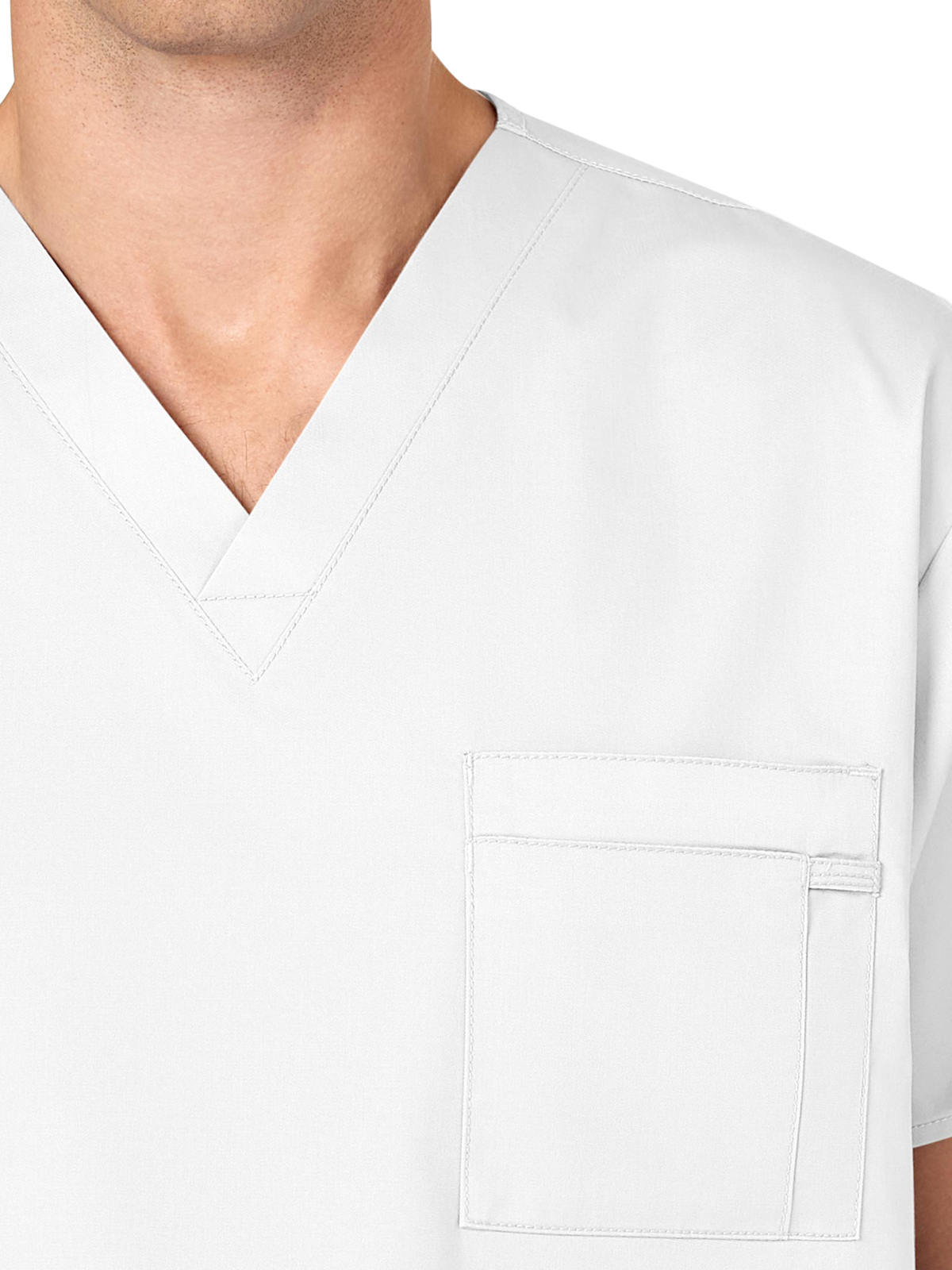 Wink - WORK - Unisex Double-Pocket V-Neck Top 37