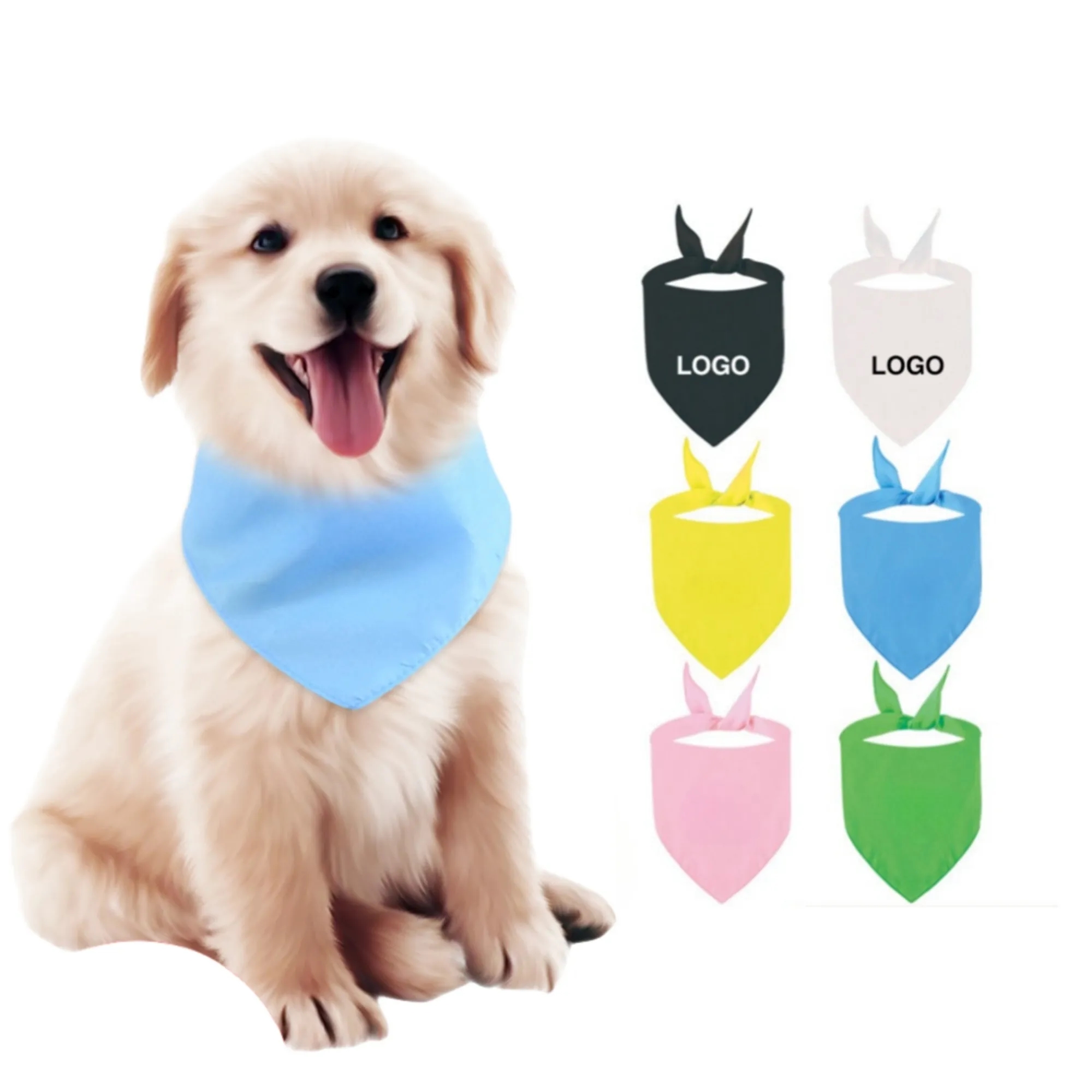 Cotton Dog Bandanas Triangle Scarf  Towel 3