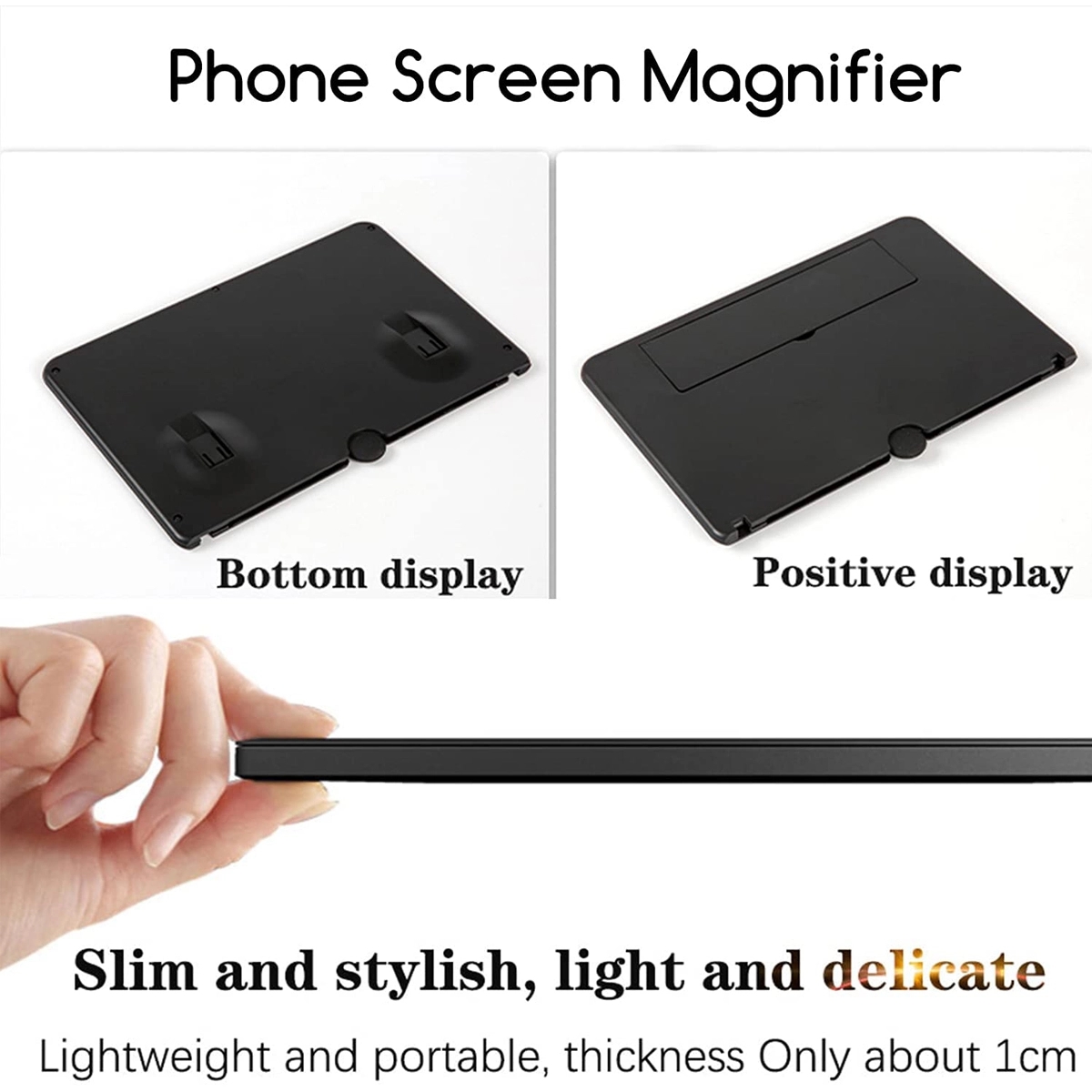 12 Inch Mobile Phone Screen Magnifier 3D Magnifying 3