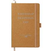 FSC® Mix 5.5" x 8.5" Recycled Leather Bound Journa 58