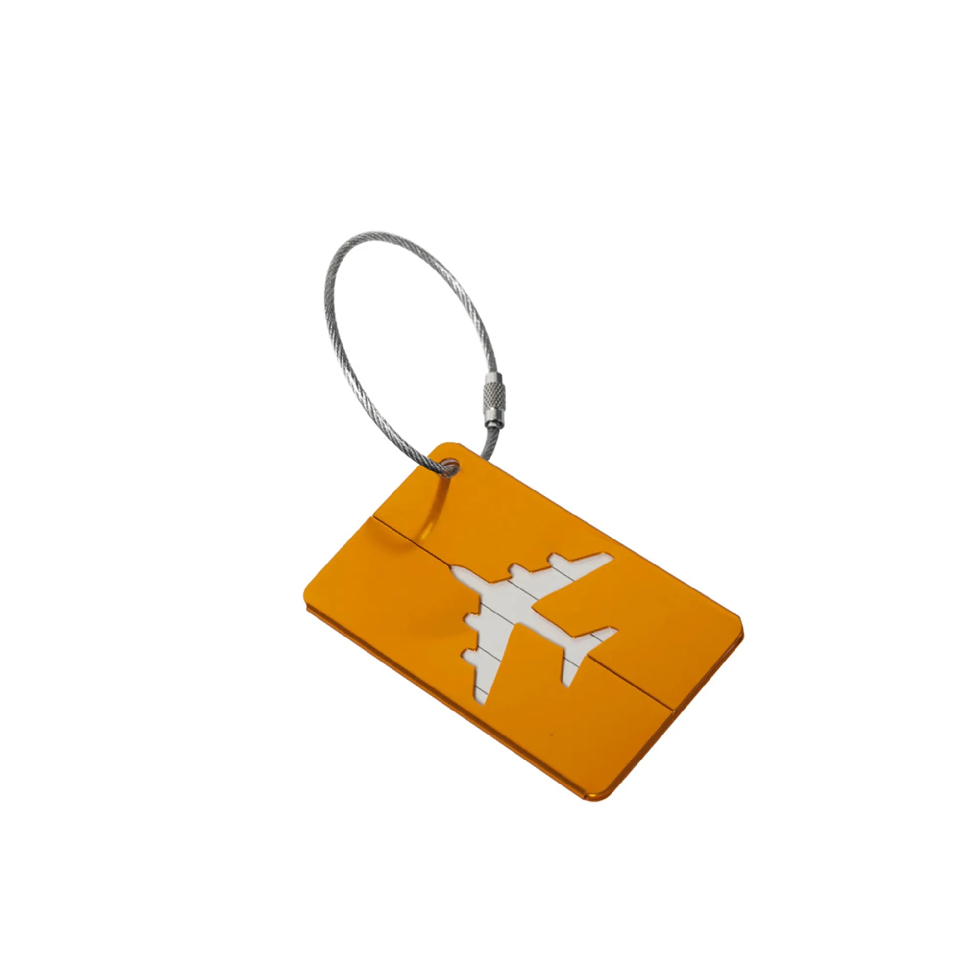 Metal Airplane Luggage Tag for Boarding 3" x 1.7" 4