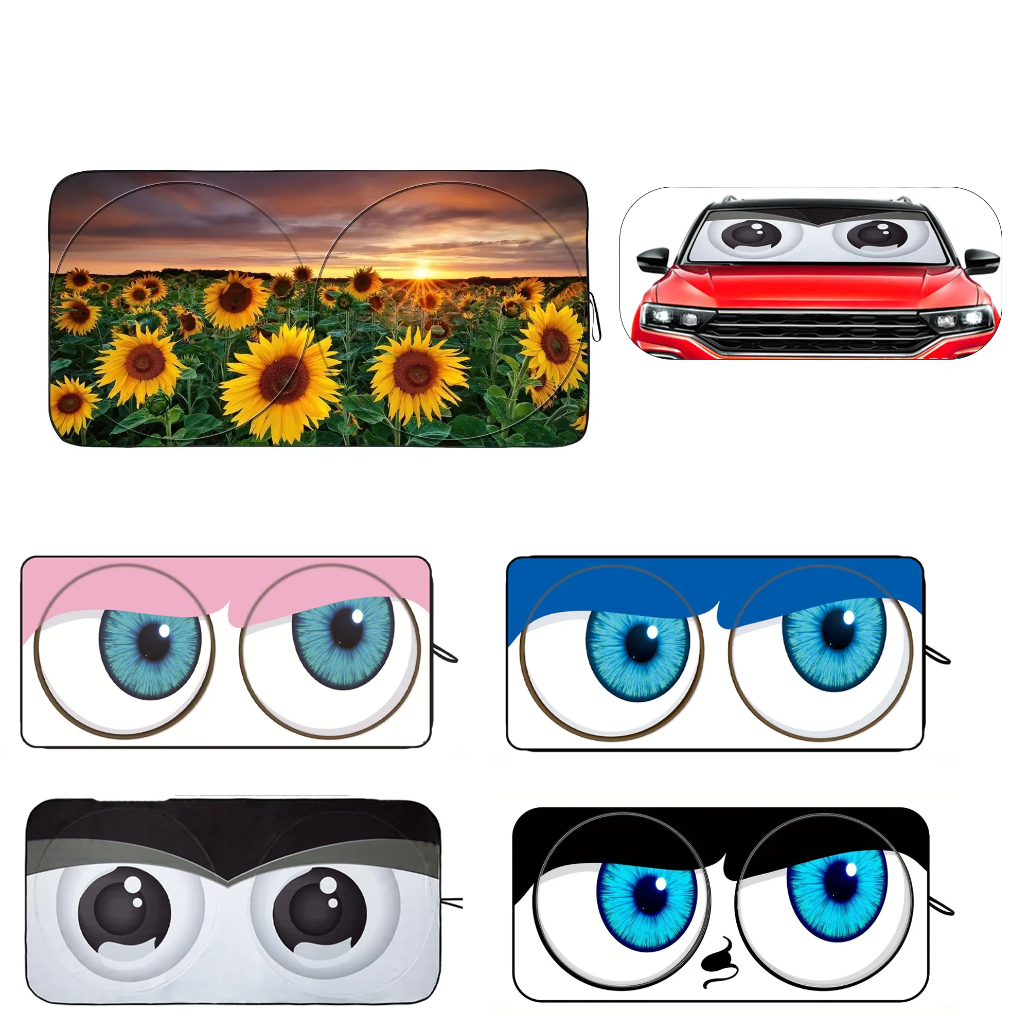 Full Color Car Sun Shade Windshield 1