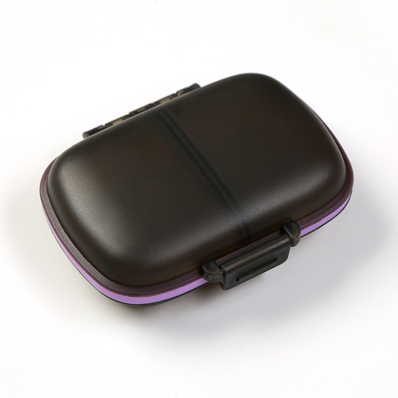 8 Compartments Portable Daily Pill Organizer 2