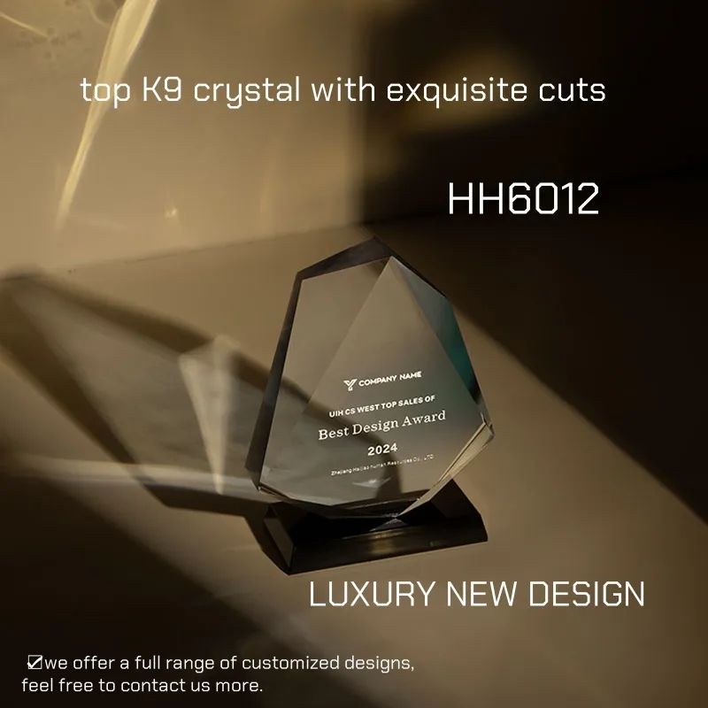 NEW Color Changing Crystal Trophy Award BULK 8