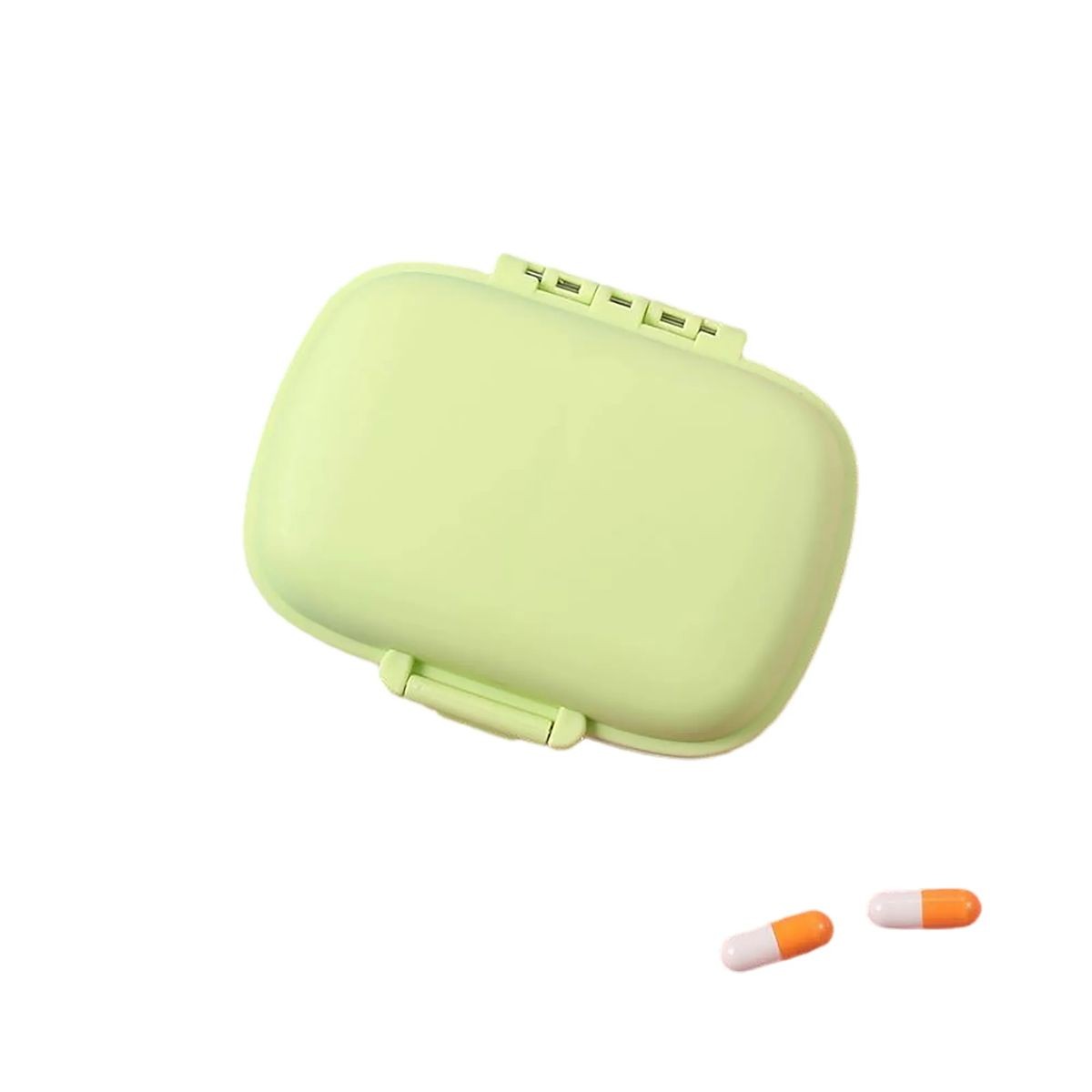 Compact Pill Box for Daily Medications and Vitamins 5