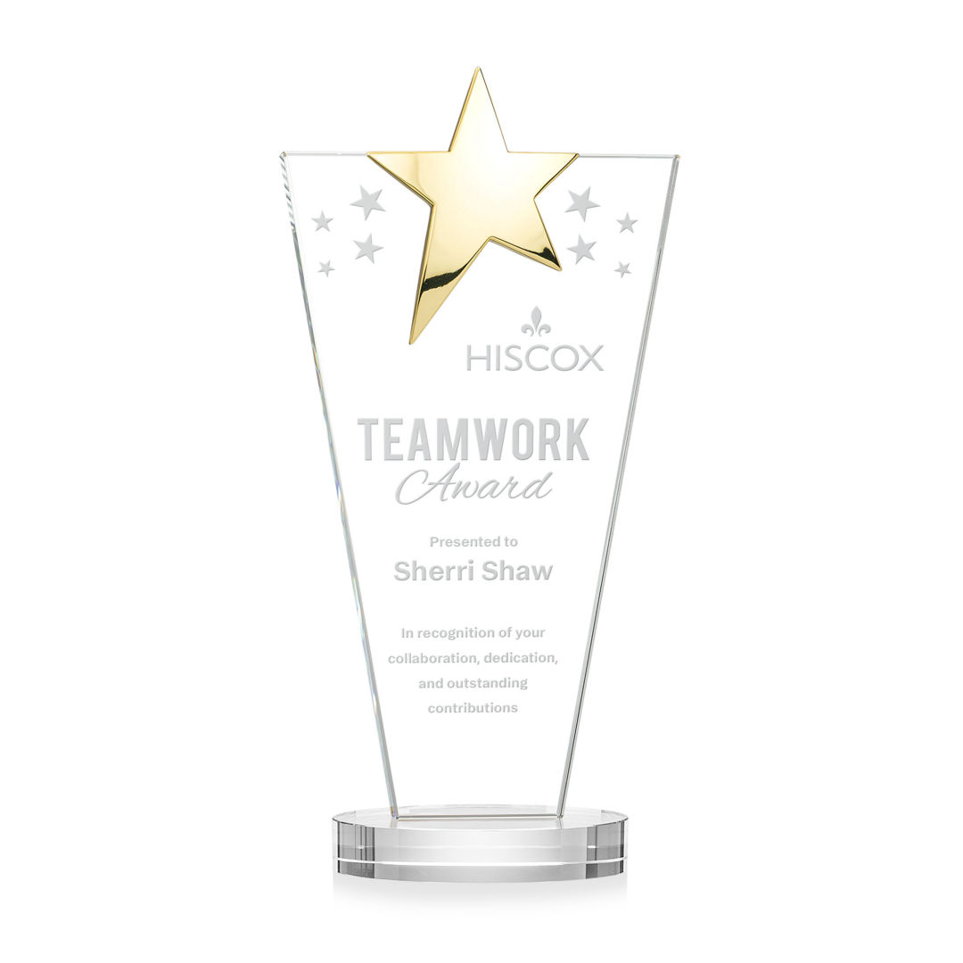 Mantella Gold Star Award - Clear 3