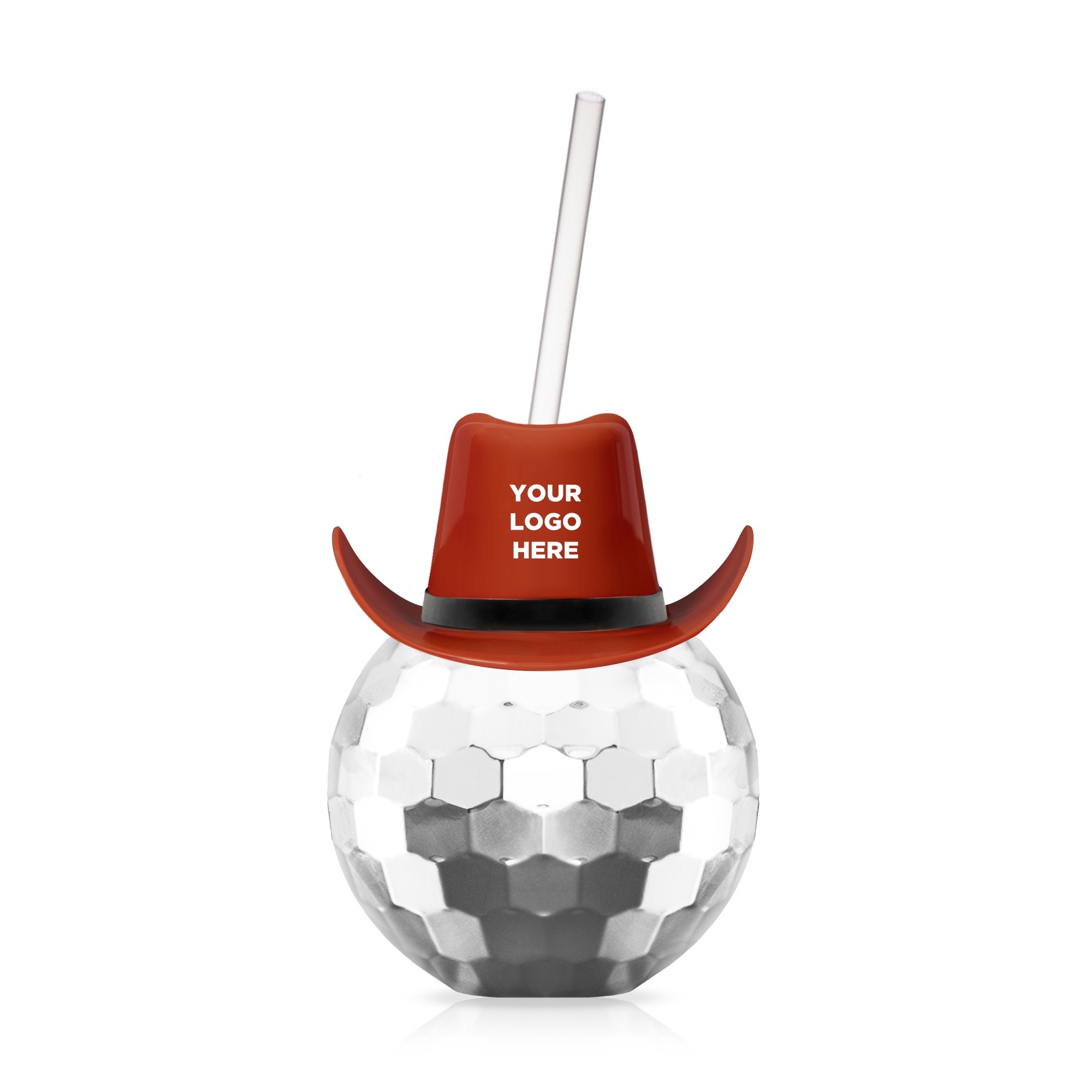 Disco Ball Cup - Silver with Brown Hat(hat not assembled) 4