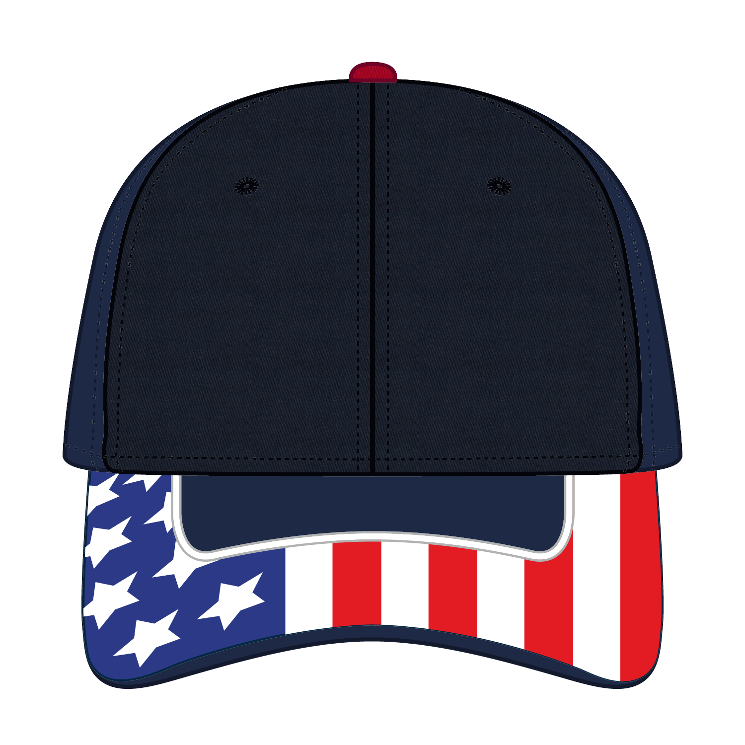 OTTO CAP® 6 Panel Low Profile Baseball Cap 8