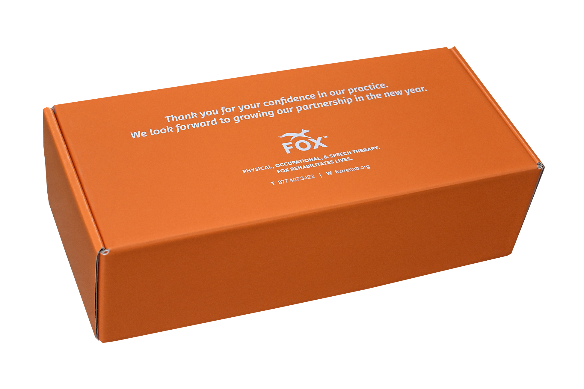 12 1/4" x 5 1/2" 3 1/2" - E-Flute Outside Tuck Box 1
