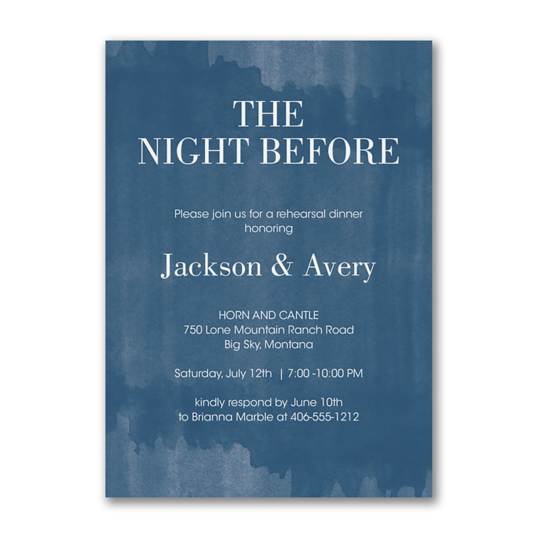 Marble Merriment Event Invitation 1