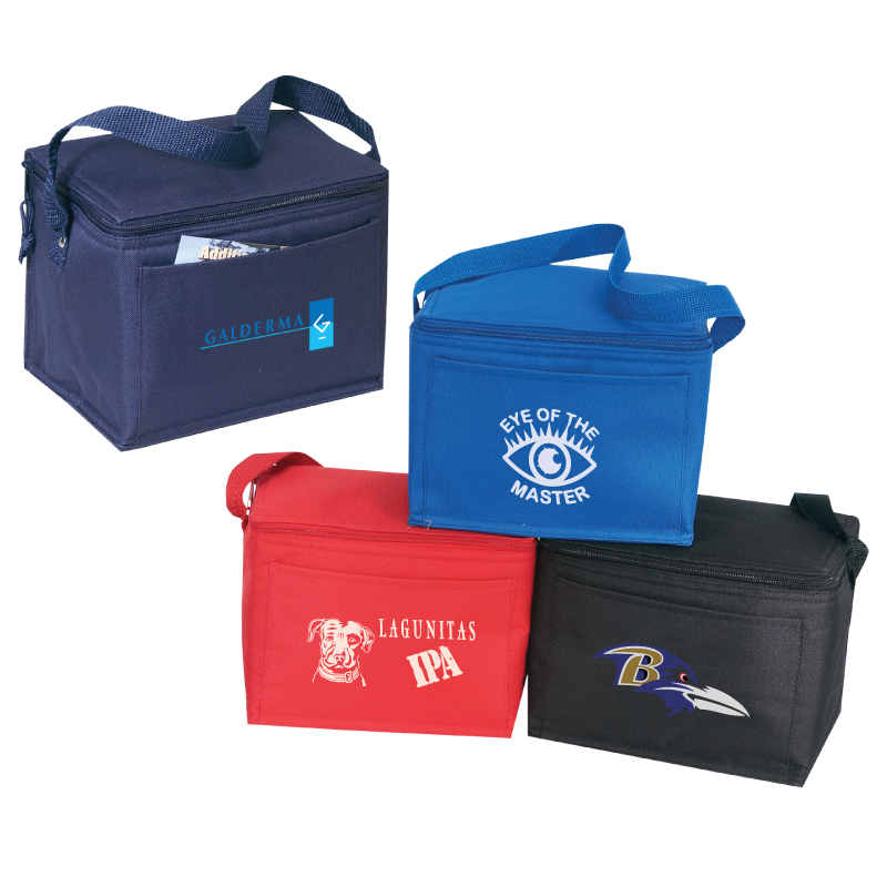 600D Polyester 6-Pack Cooler 1