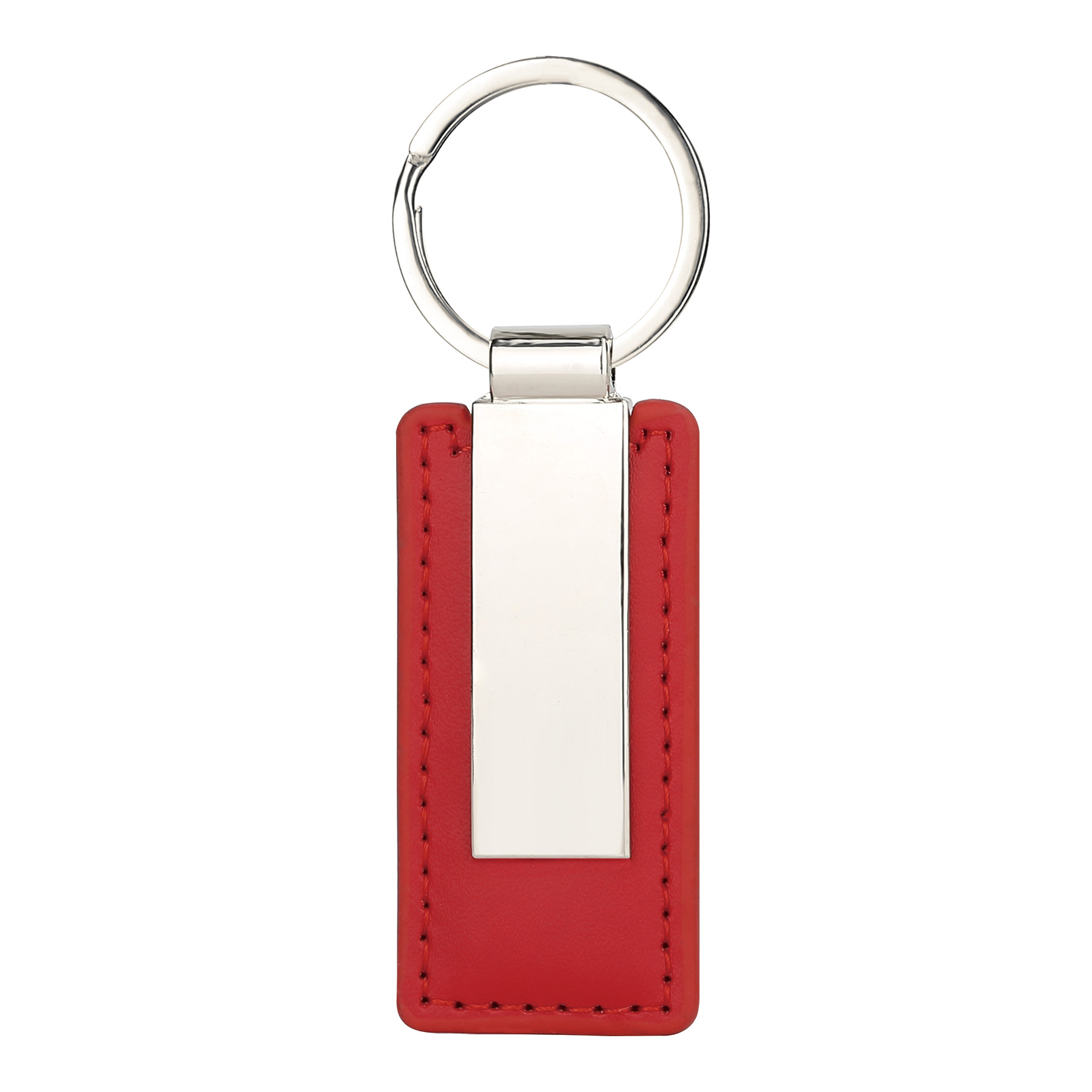 Metal Keychain With PU Leather 9