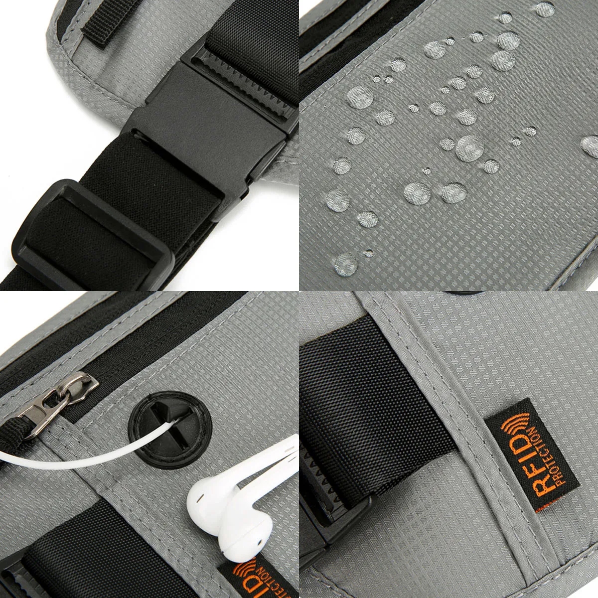 Slim Passport Holder RFID Blocking Travel Pouch 5