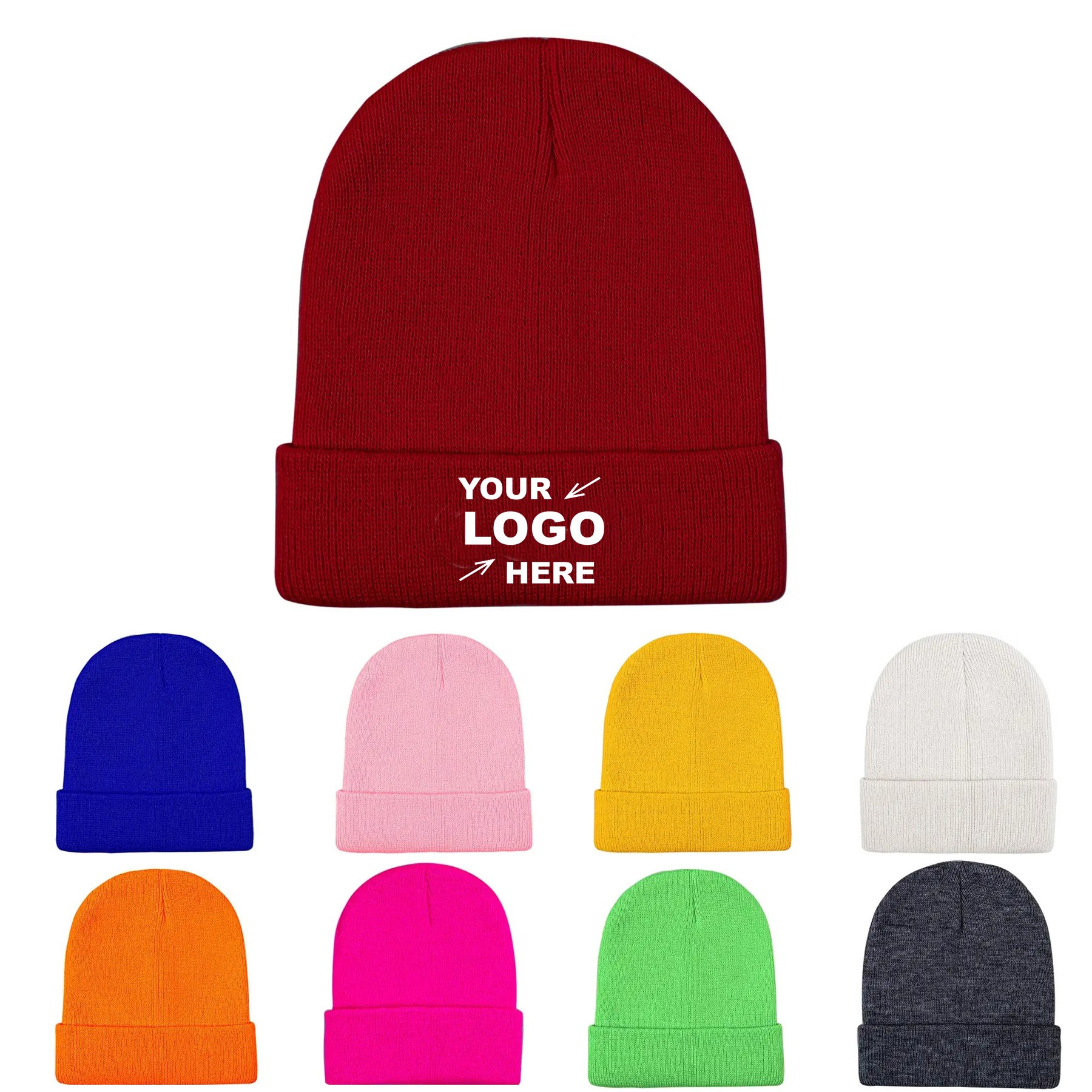 Knit Beanie With Cuff