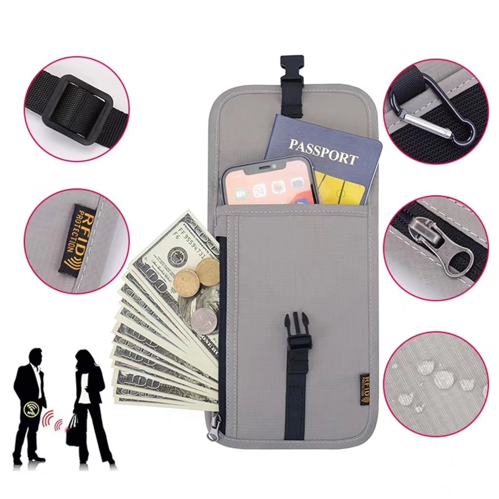 RFID Blocking Travel Pouch Passport Holder for Women & Men 7
