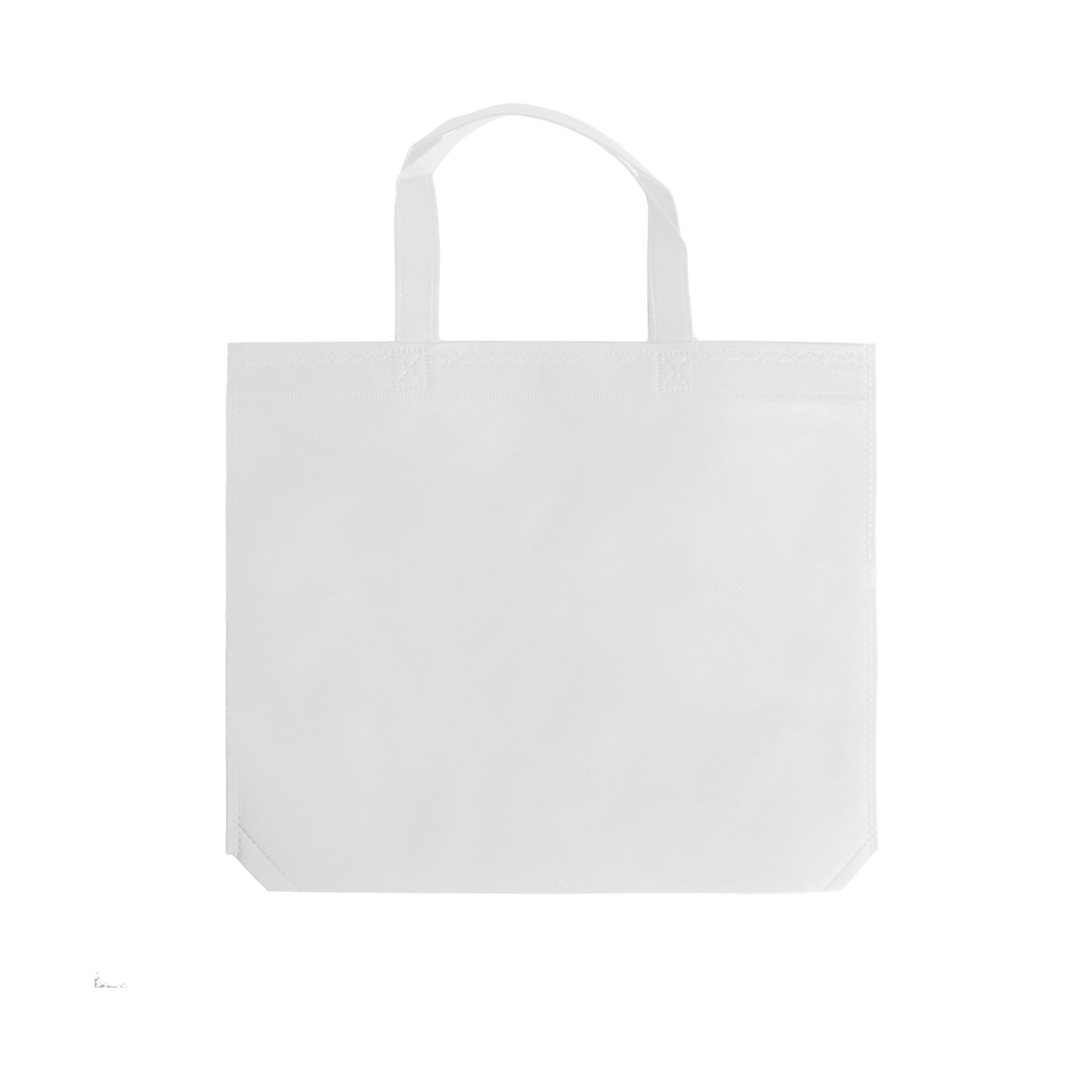 Heat Sealed Non-Woven Shopping Tote Bag(12 5/8" W x 14 15/16" H x 4" G) 10